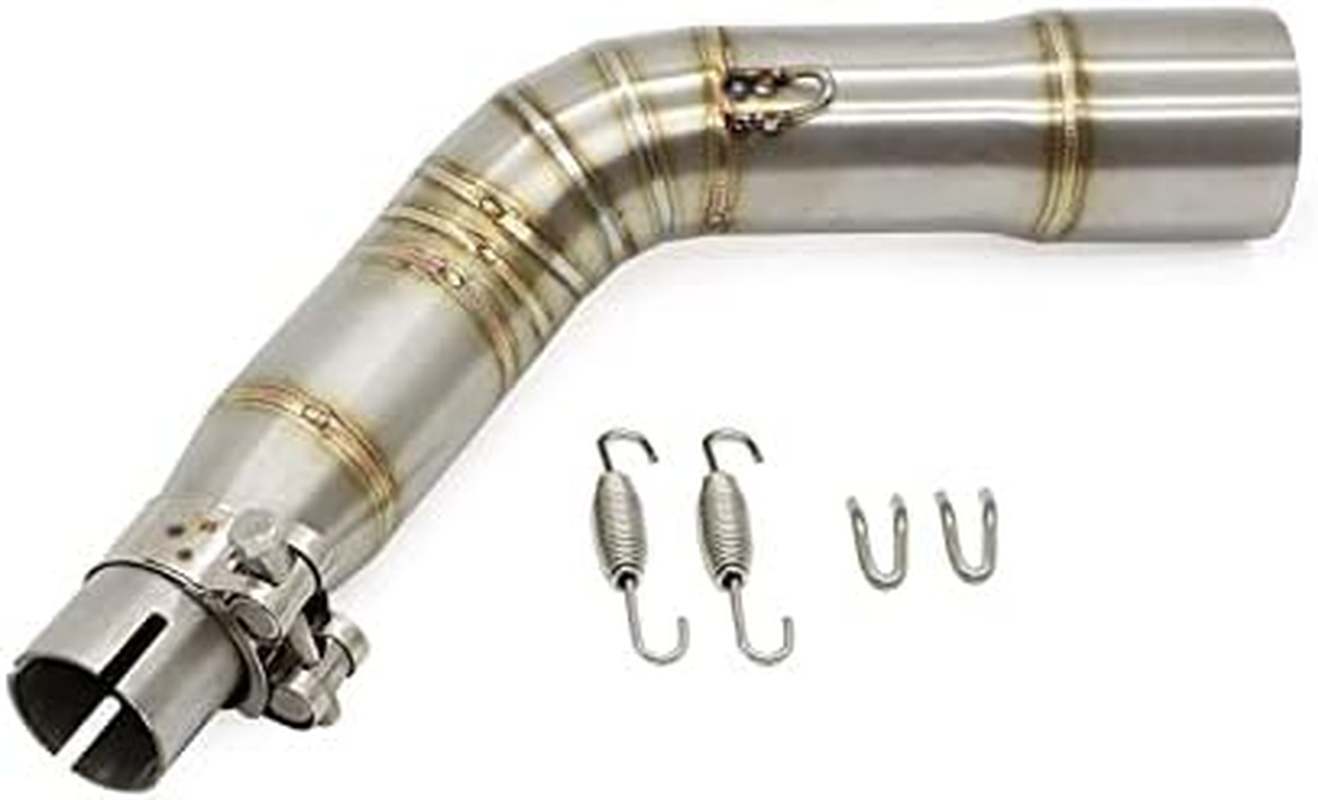 For Piaggio Vespa GTS 250 300 2017 2020 Stainless Steel Exhaust Middle Pipe Motorcycle Accessories image number 2