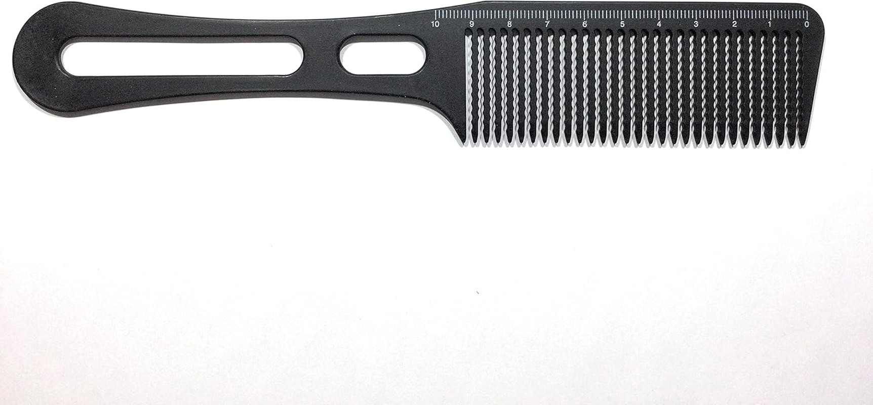 HERCULES S&Auml;GEMANN - 7643M Hair Cutting Comb | 8.5 Inch Comb with Wavy Teeth Ideal for Cutting with Hair Trimmer | Clipper Comb with Handle | Colour: Black