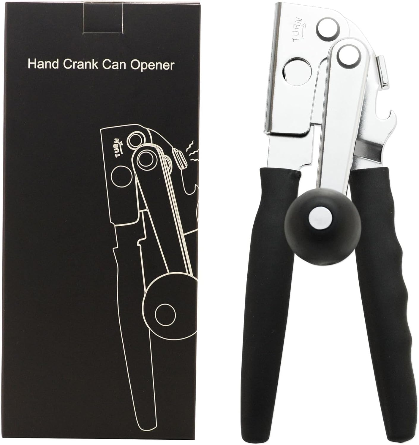 OWATRKDEY Can Opener Manual,Heavy Duty Can Openers, Stainless Steel Heavy Duty Swing Away Commercial Can Opener for All Size Cans