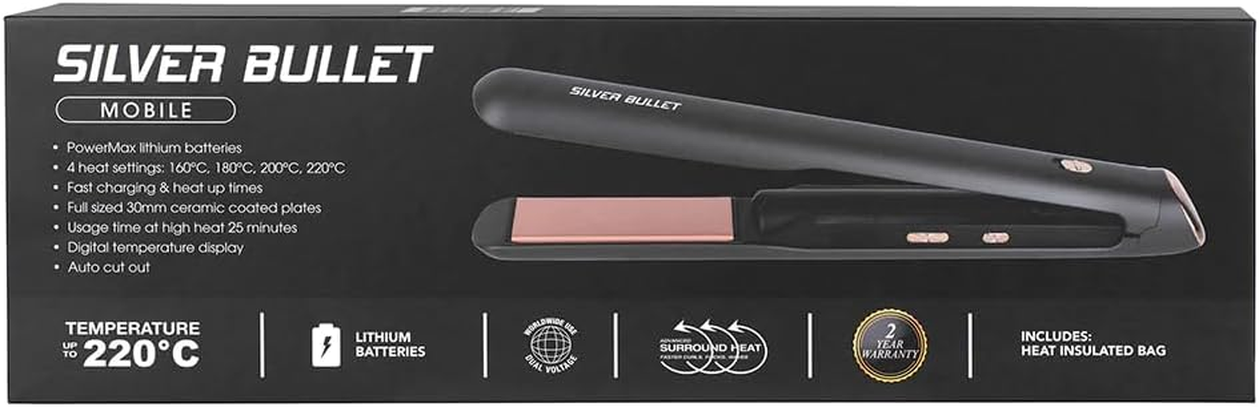 Silver Bullet Cordless Mobile Straightener image number 3