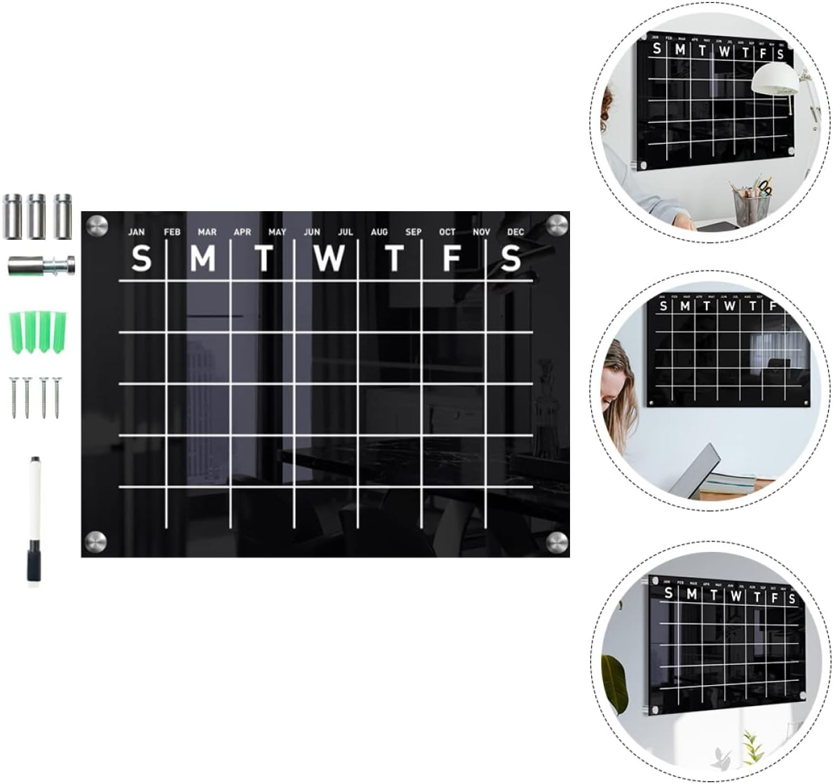 LALAFINA Weekly Plan Note Board Handwritten Memo Board Erasable Display Practical Message image number 2
