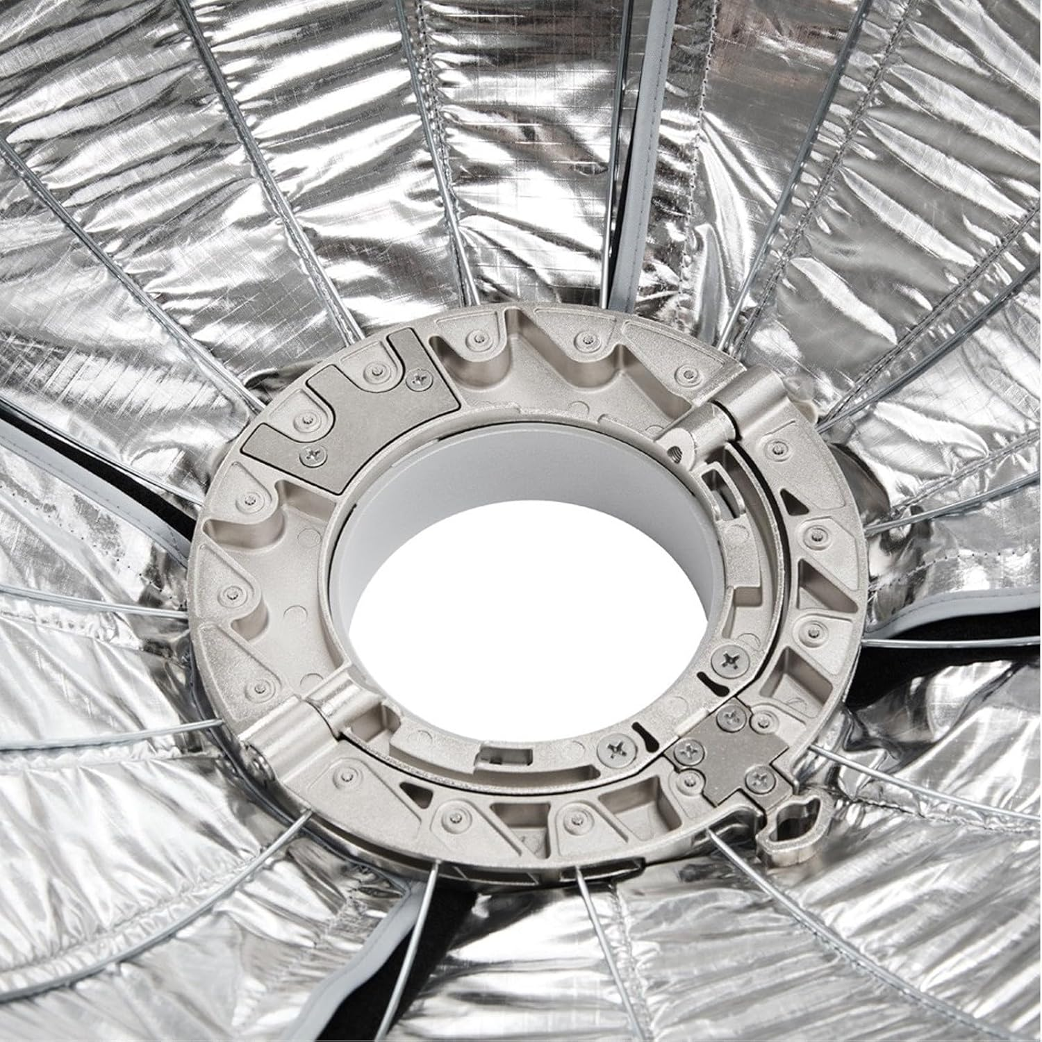 Aputure Quick Dome 60 Bowens Mount Softbox - 60Cm (2Ft) Circular Quick-Release Softbox with 16 Steel Rods, for Aputure Storm 400X and Other Bowens Mount Video Light,For Studio/On-Location Shooting