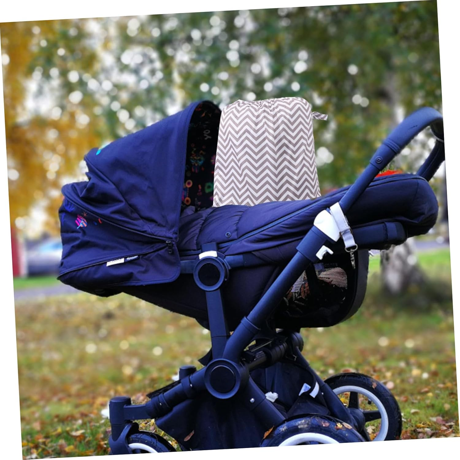 Diaper Pail Wet Bag Reusable Elastic Mouth Diaper Storage Pouch for Pail Use image number 2