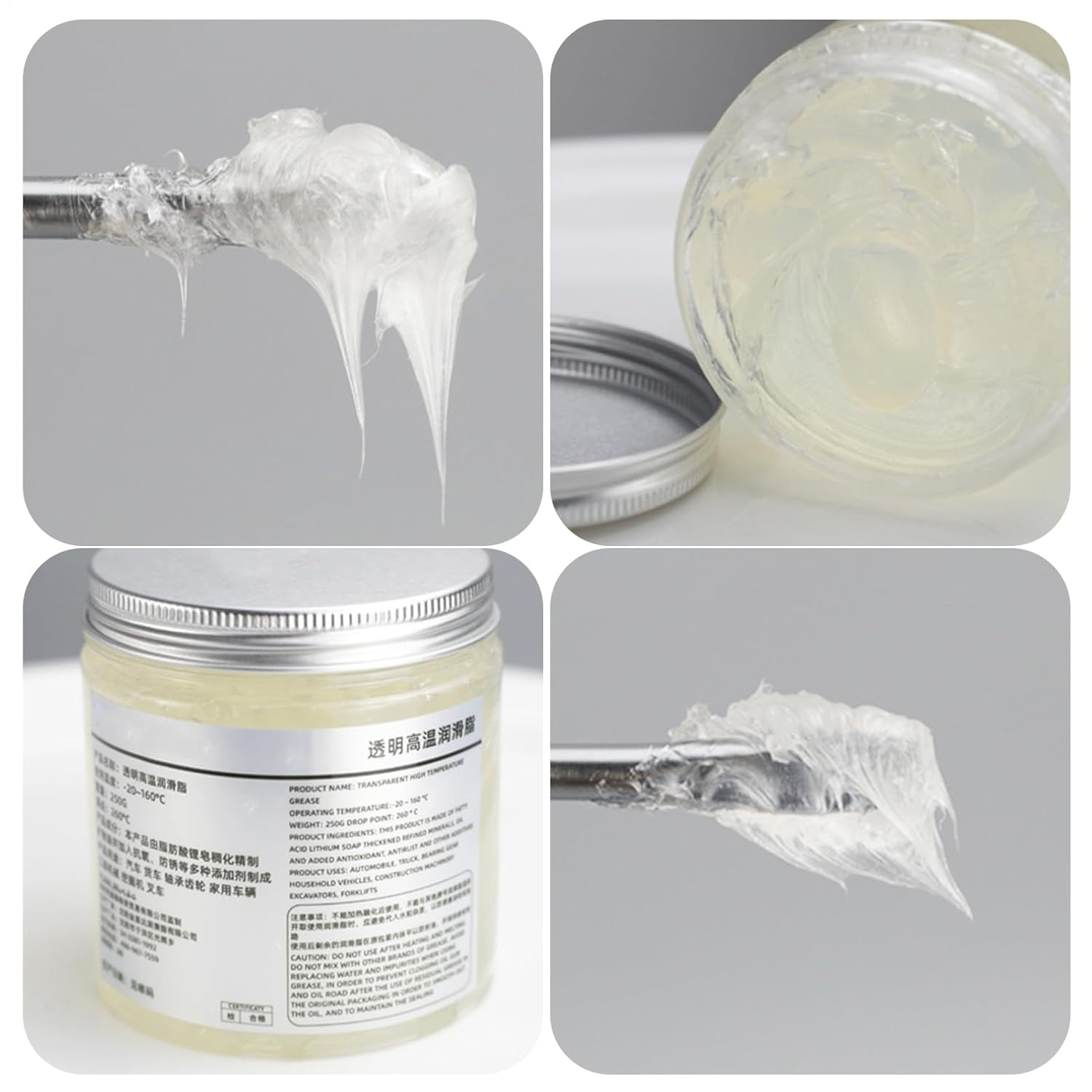 Sunroof Grease | 250G Rubber Strip Protector Lubricating,Window Track Lubricant | for Automotive Interior Hinge Maintenance Routine Window Vehicle Care image number 4