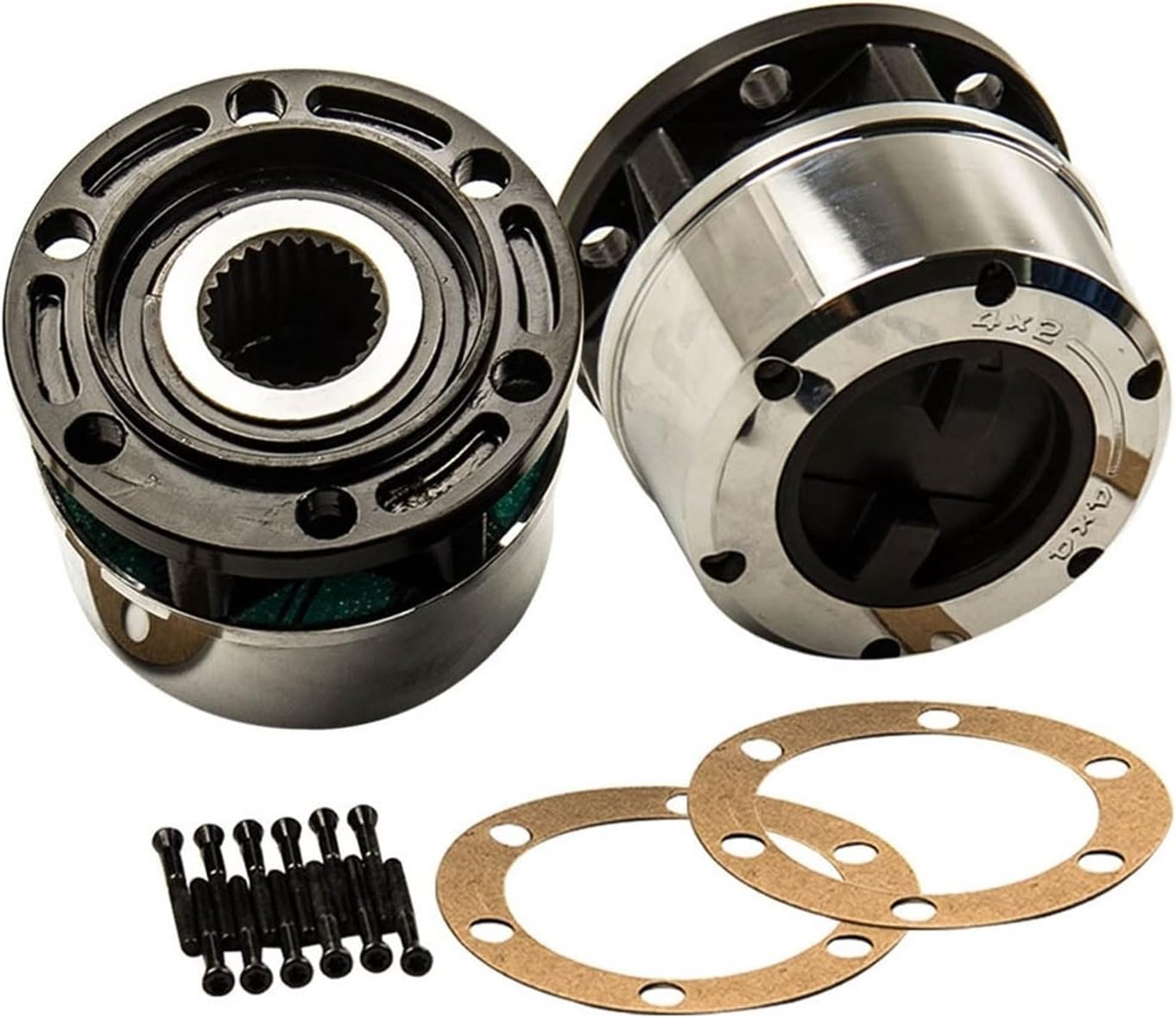 Rynplex 2Pcs 26 Spline Free Wheel Locking Hubs, for Kia, Sportage 4 Wheel Drive 1995-2002 AVM460 Car Freewheel Locking Hub