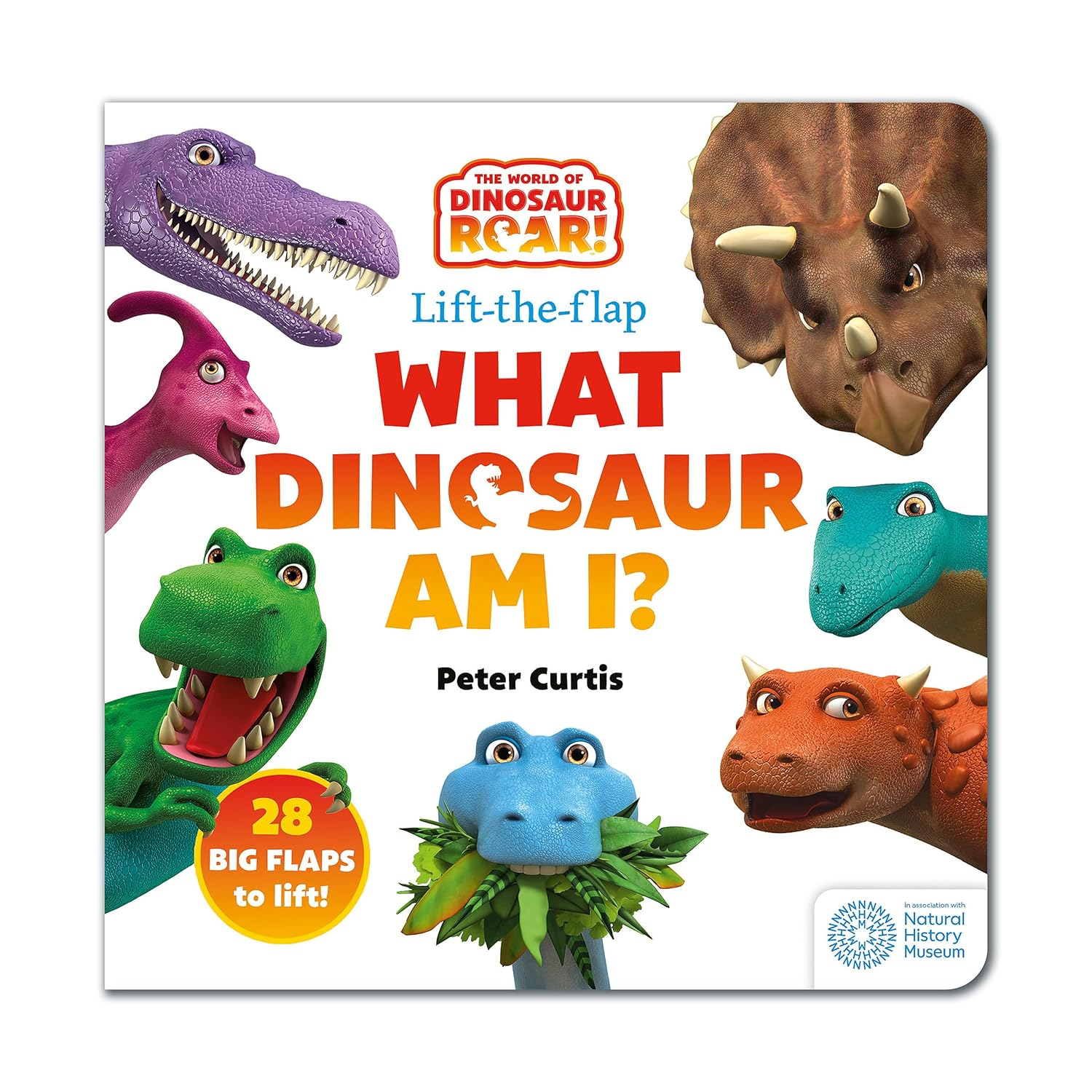 The World of Dinosaur Roar!: What Dinosaur Am I?: a Lift-The-Flap Book