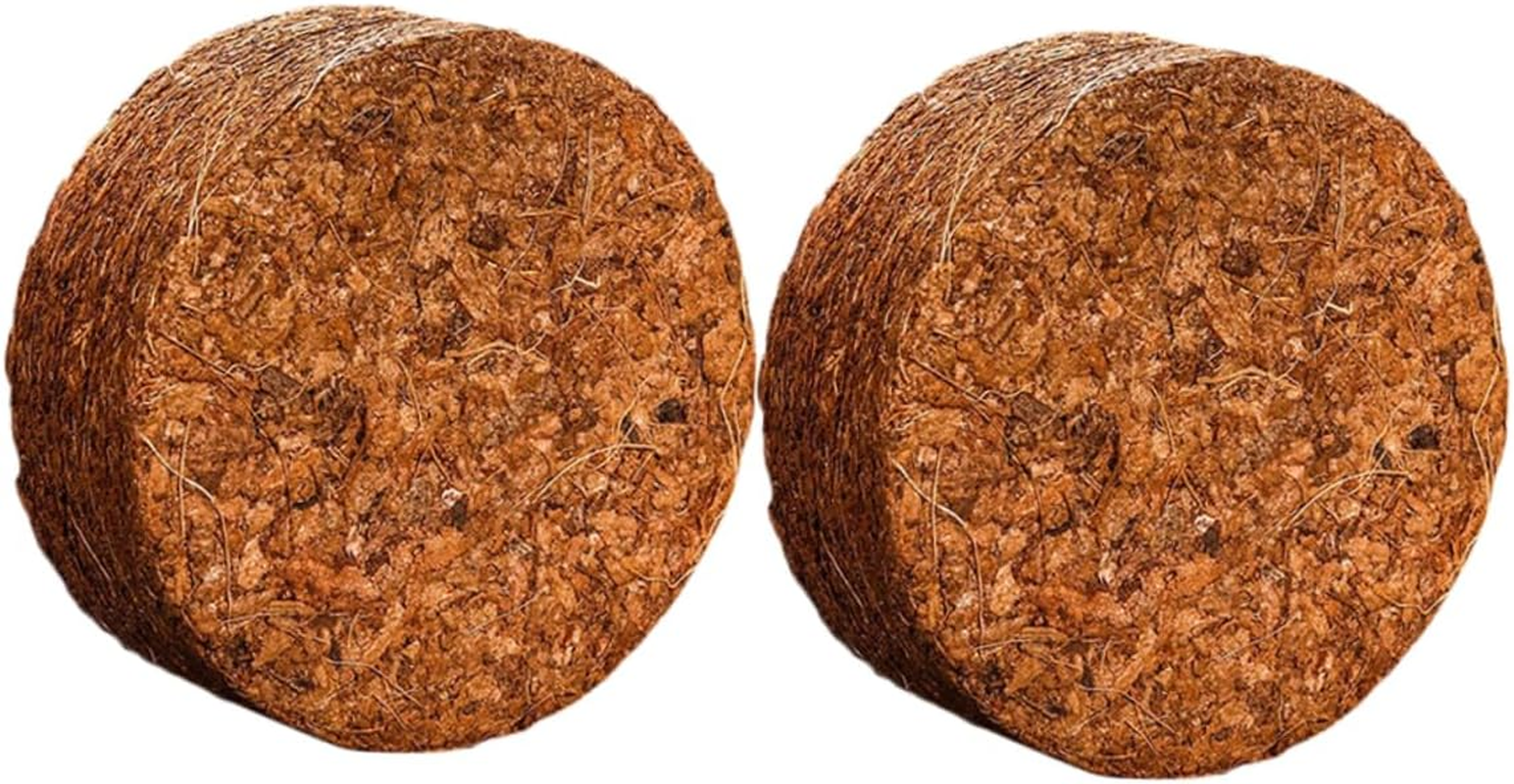 Sosoport Coconut Fiber Nutrient Soil Blocks for Gardening Compressed for Vegetable and Flower Planting 5 Pcs (6X2.5Cm) image number 6