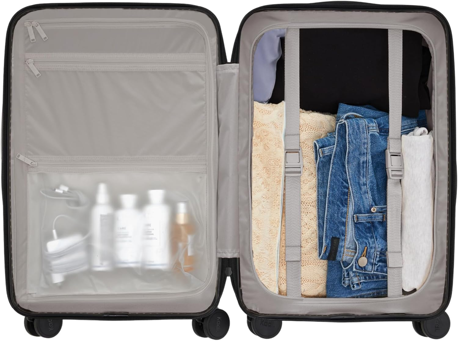 Kadi Luggage Business Carry-On Travel Trolley Suitcase 35.5X55.5Cm Pebble image number 5