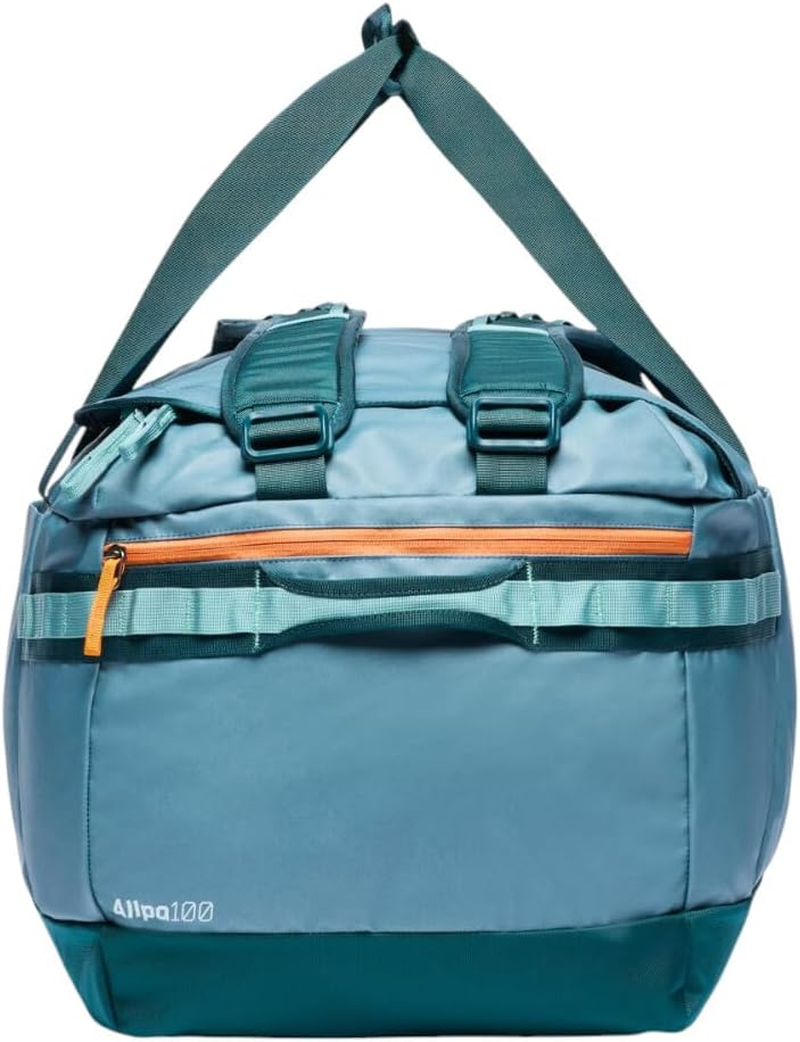Cotopaxi Allpa Getaway 100 L Duffel, Blue Spruce and Abyss, One Size, Allpa Getaway 100 L Duffel image number 1