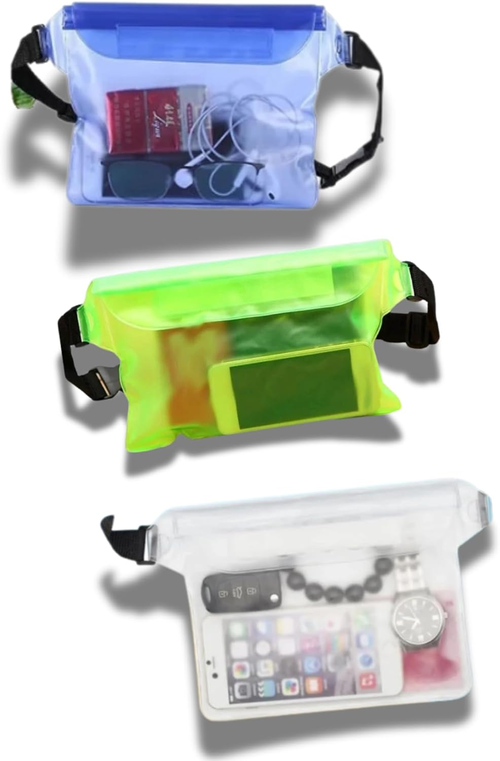 PVC Waterproof Pouch, Variety of Colours, High-Quality Material, Random Colours image number 2