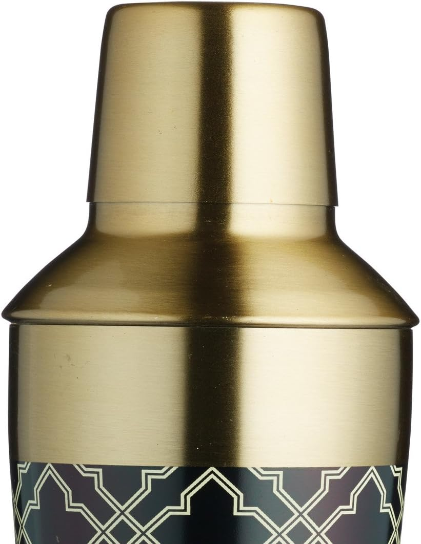 Barcraft Art Deco Cocktail Shaker 650ML Gift Boxed image number 1