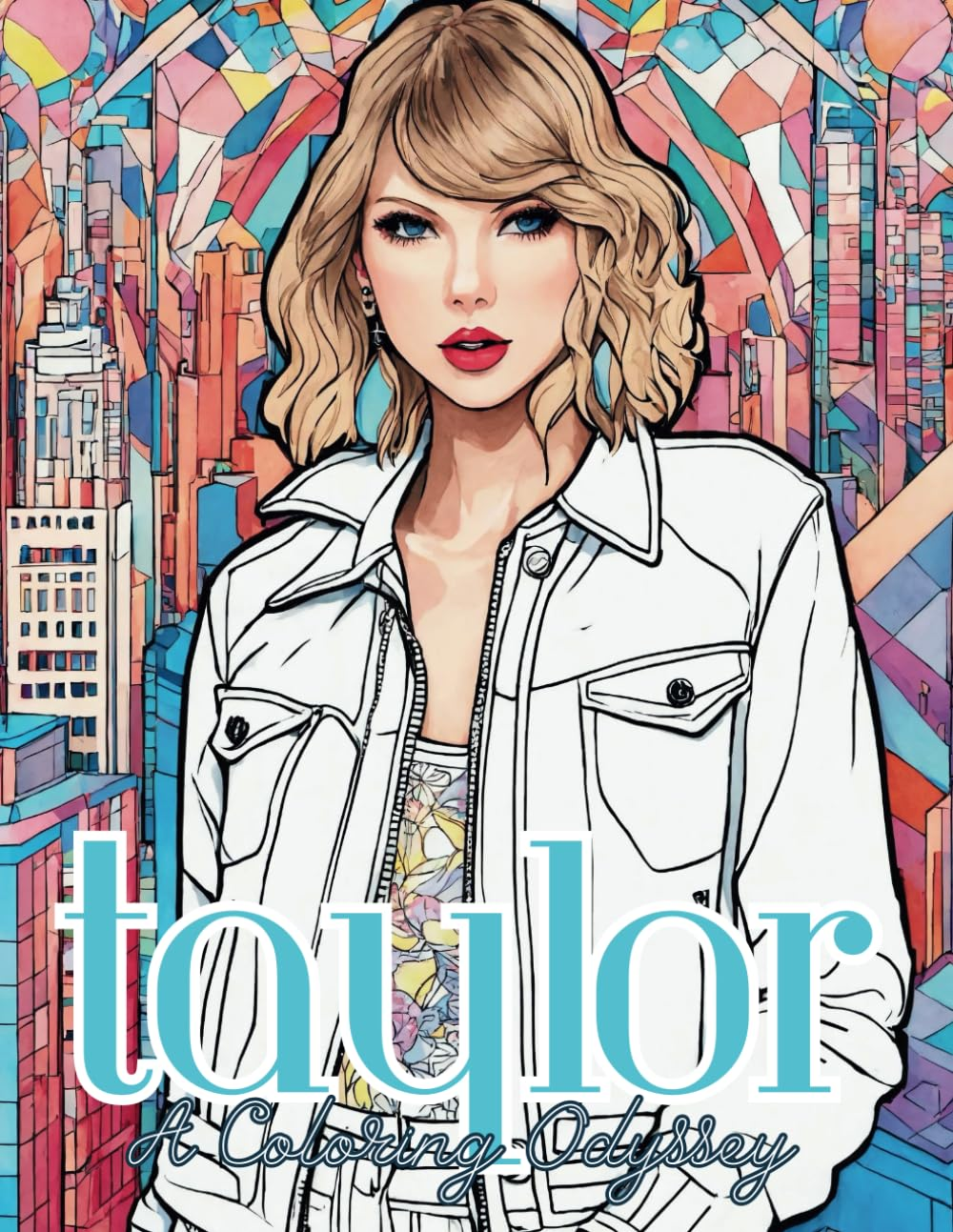 Taylor: a Coloring Odyssey: Fashion Coloring Book for All Ages, Adults, Kids, and Teens image number 1