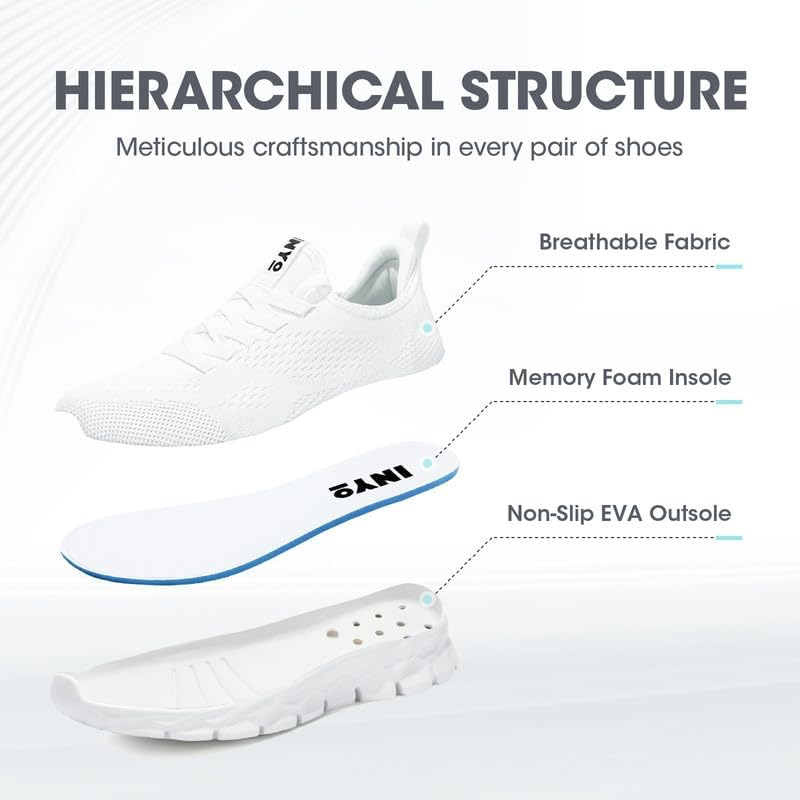 INYO Womens Trainers Running Shoes image number 7