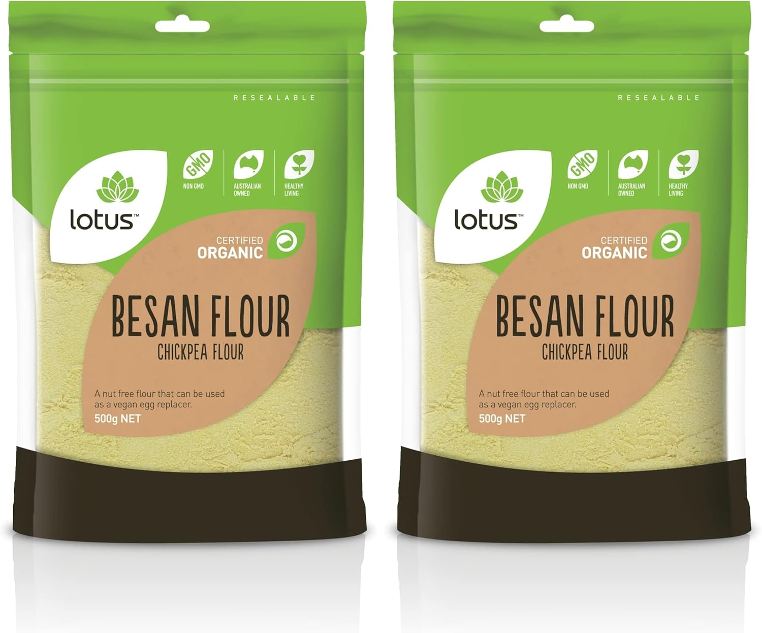 Lotus Organic Besan Flour, 500 G