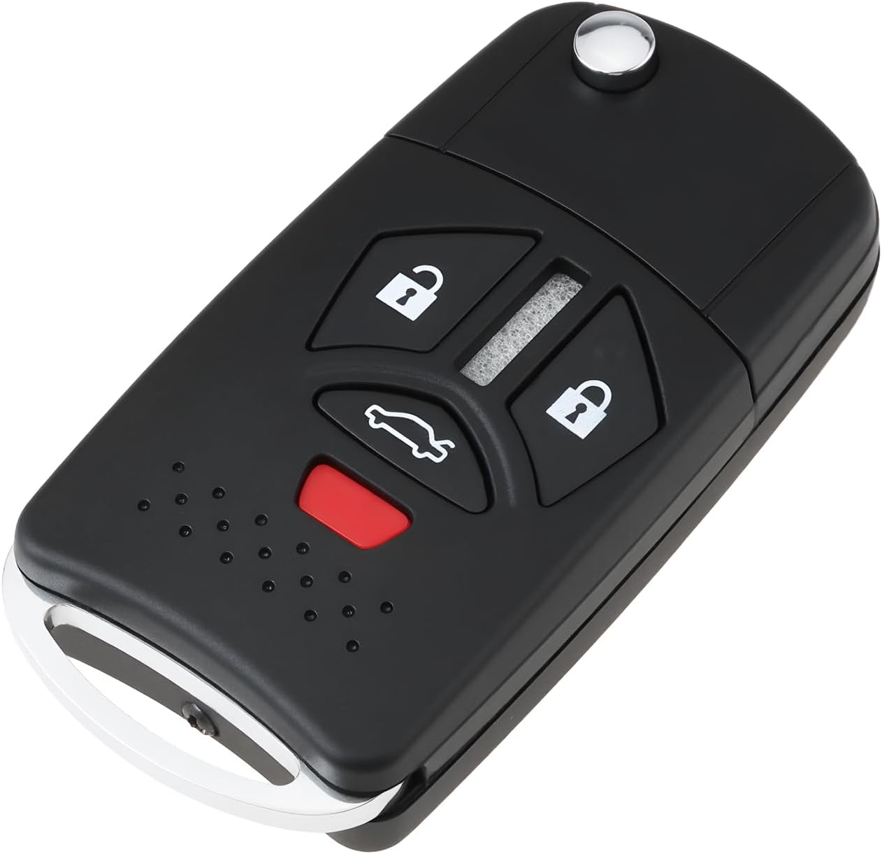 SING F LTD 3+1 Buttons Car Emote Key Shell Case Fob Right Slot Compatible with Mitsubishi Eclipse Lancer Galant image number 4