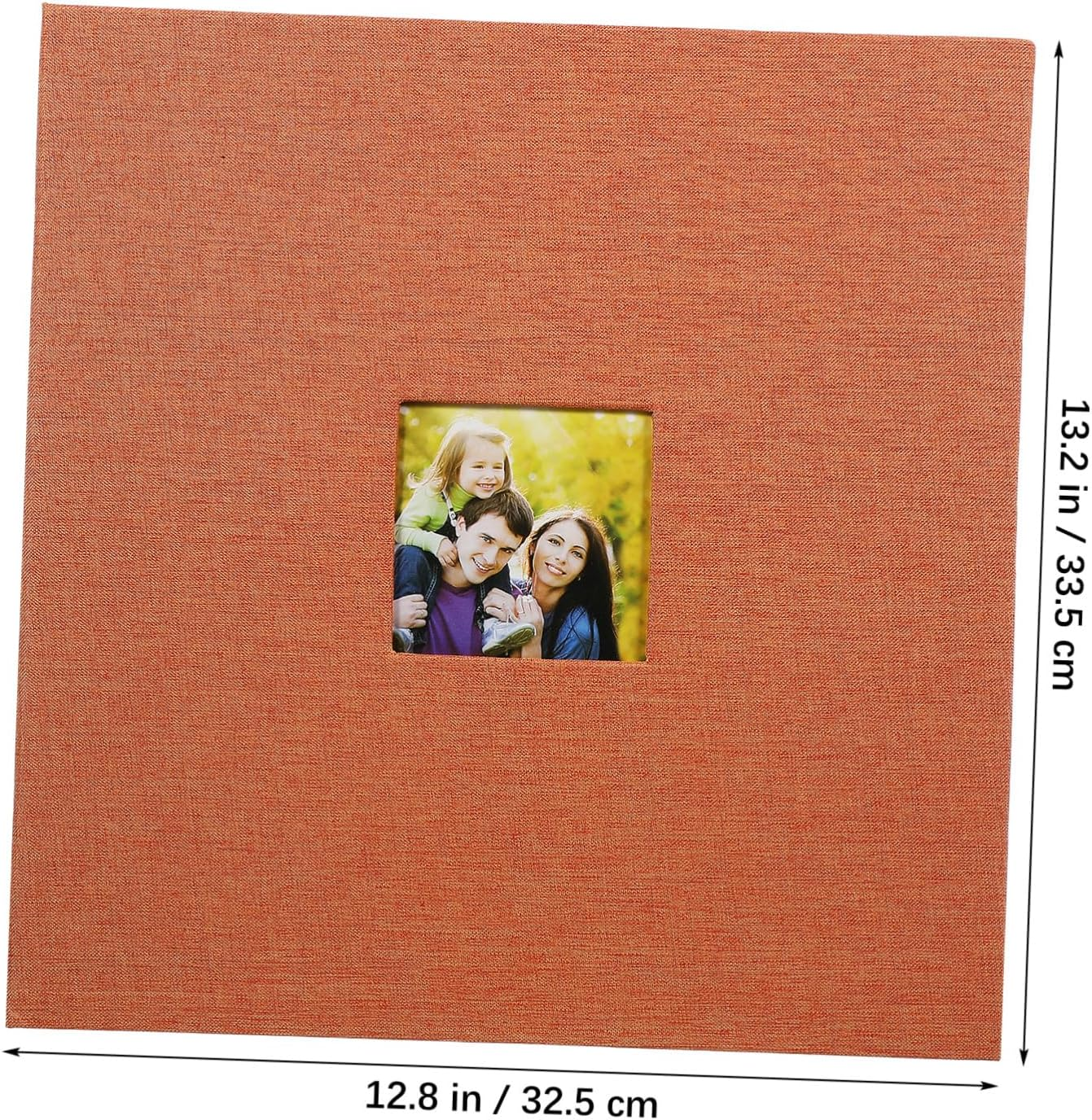 DIY Photo Album with Linen Cover and Front Window Elegant Blank Pages for Custom Layouts Versatile Memory Keepsake Book for Weddings Family and Special Events image number 2