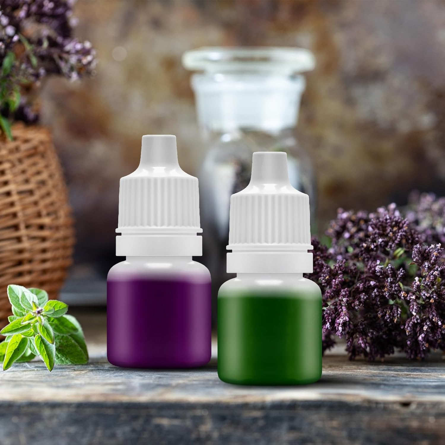 TEAONE Empty Liquid Bottles, 50 PCS 3Ml Plastic Squeezable Dropper Bottles for Liquid Dispensing Storage image number 5