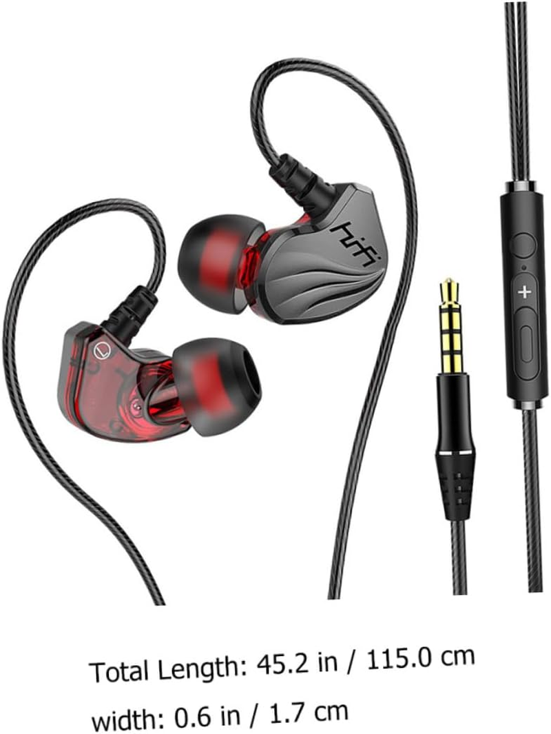 Mikinona Wired In-Ear Bass Earphones with 3.5Mm Plug for Mobile Phones and Tablets, Universal Wired Headphones with Deep Bass Sound, Gunmetal Color, Compatible with Smartphones and Portable Devices image number 1
