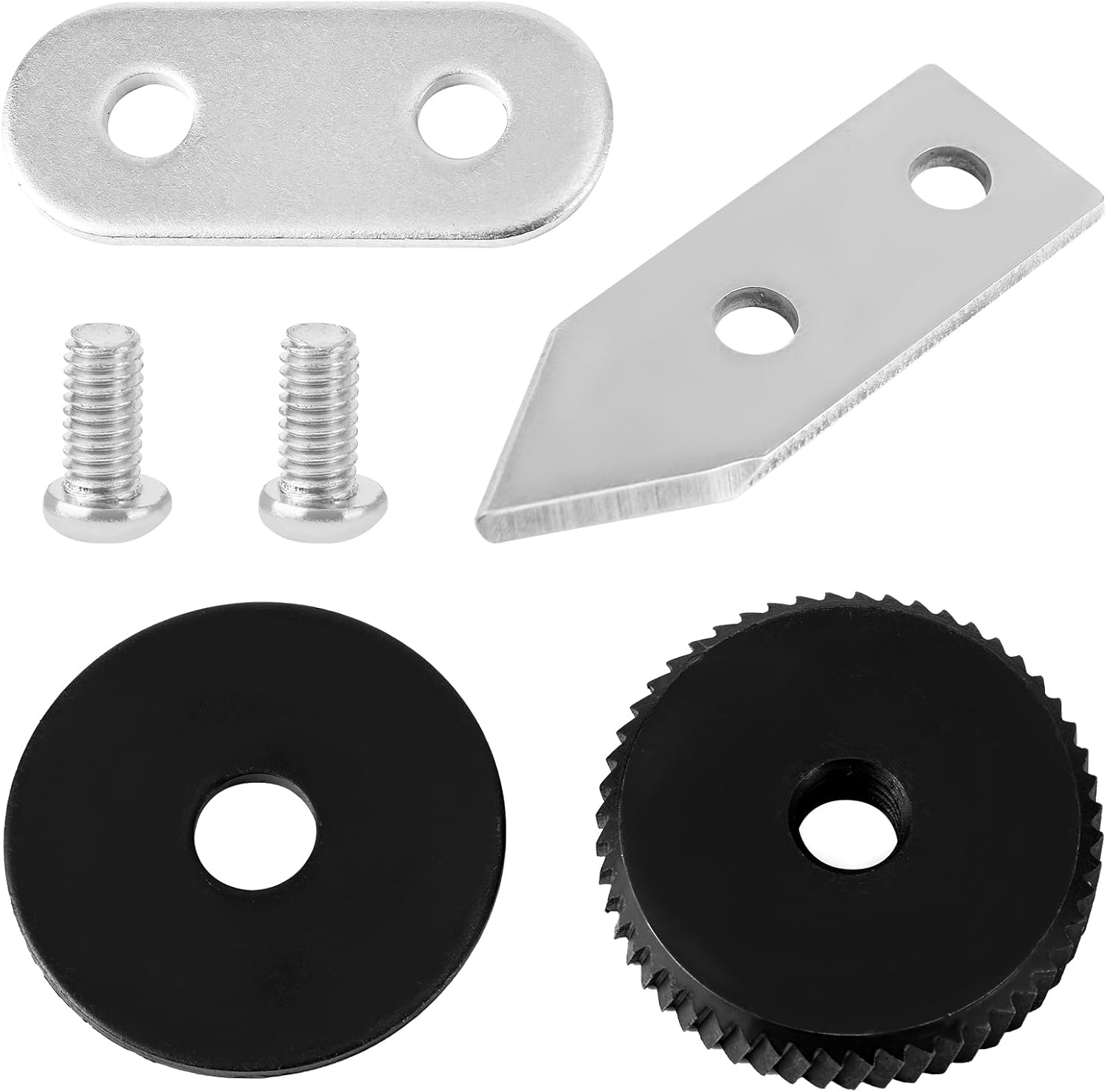 Gosknor 6Pcs Commercial Can Opener Parts, Stainless Steel Can Opener Part Blade & Gear, Replacement for Edlund