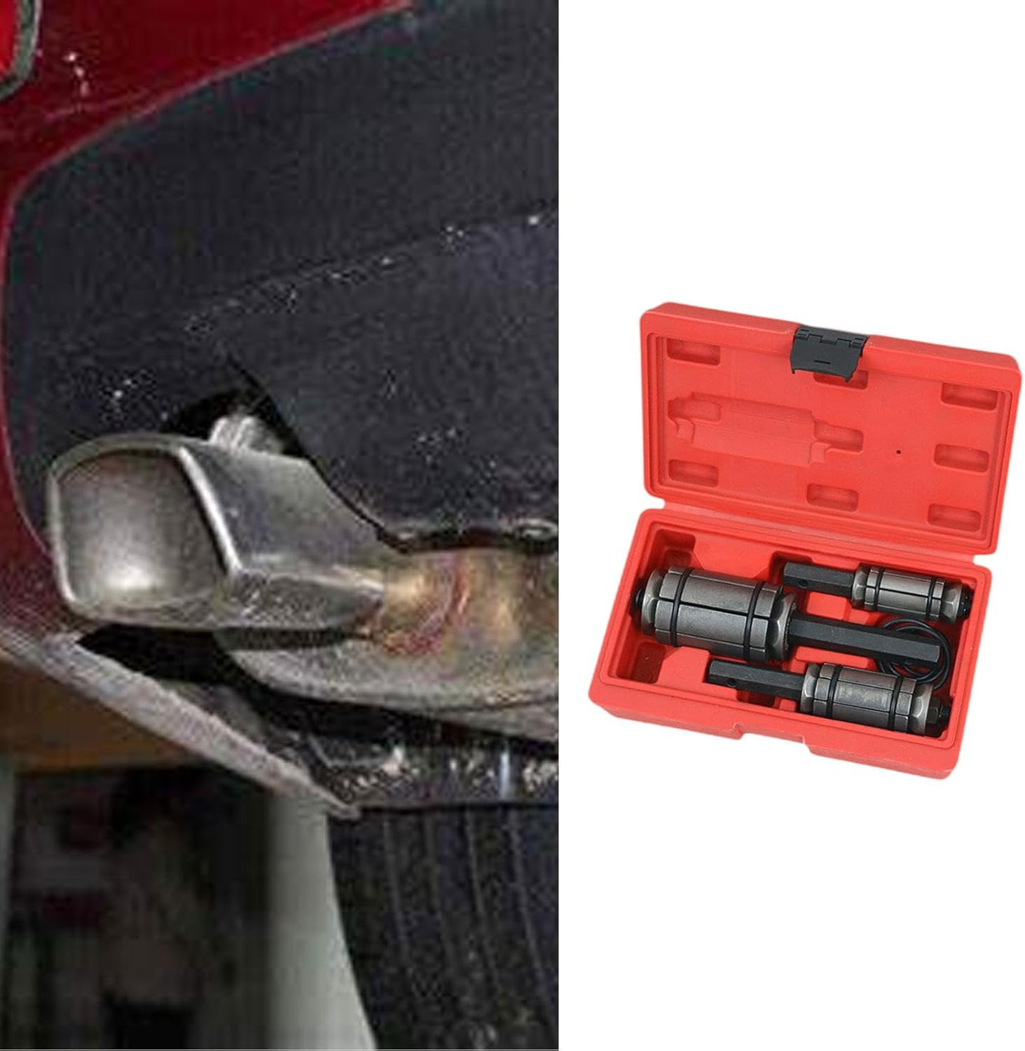 FJMQHU Exhaust Pipe Expander Tool Tail Pipe Spreader Kit Replacement Component Accessories