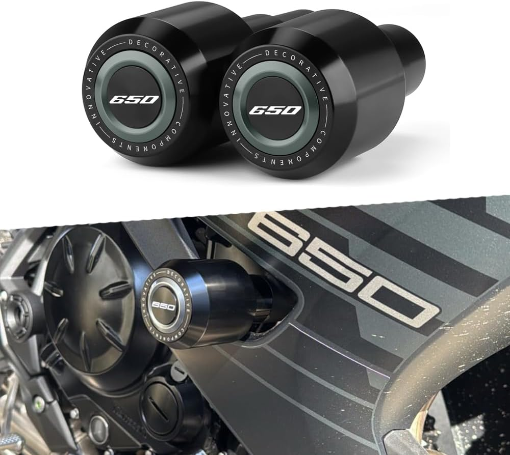 Modeer for K.Awasaki Ninja 650 2017~2024 2025 Motorcycle Frame Slider Anti-Collision Falling Protection Crash Pads Ninja650 Ninja 650 Accessories (Red)