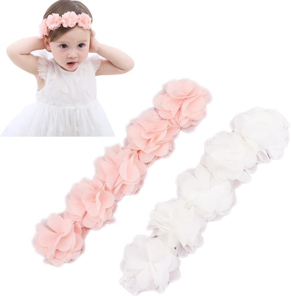 Baby Toddler Lace Headbands Princess Girls Baptism Headbands