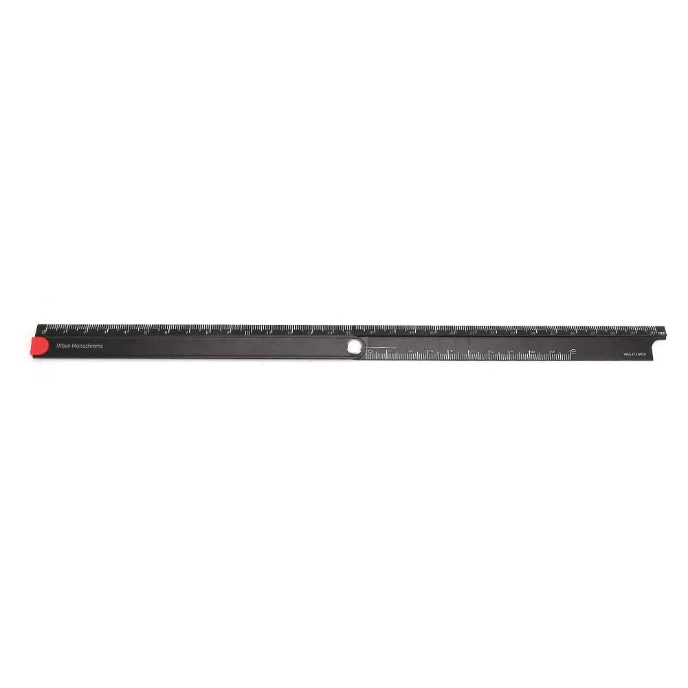 Aluminum Alloy Ruler, Metal Folding Ruler, Easy to Carry Clear and Precise Portable to Carry Work for Car Home Travel image number 1