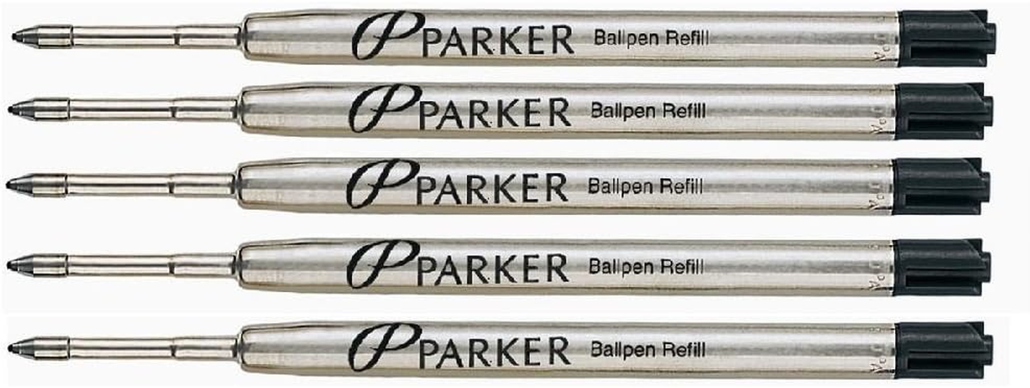 PARKER QUINK FLOW BALL PEN POINT REFILLS REFILL - MEDIUM BLUE INK (PACK of 5) image number 3