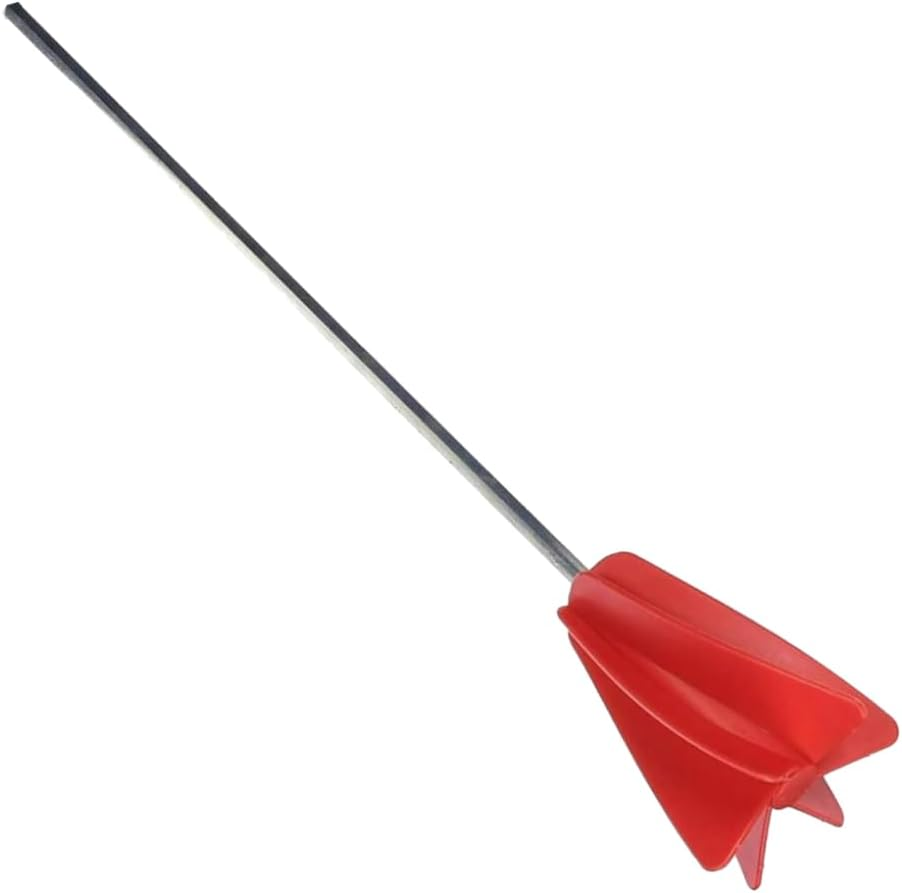 Edward Tools 5 Gallon Paint Mixer Drill Attachment - Quick Mix No Splash - Heavy Duty Plastic Mixer Head with Metal Hex Shaft for Standard 3/8&rdquo; Drills - Resin Mixer,Epoxy Mixer in 5 Gallon Bucket