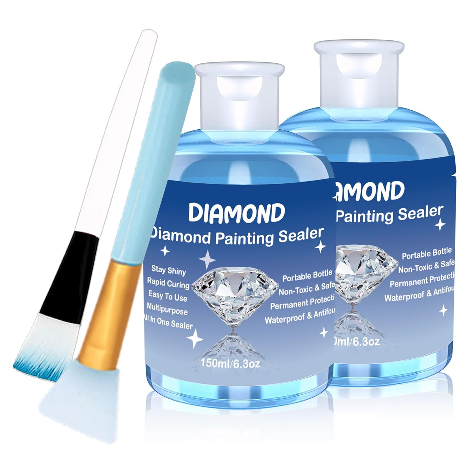 EIGTWEN Diamond Painting Sealer 150Ml，Can Maintain a Permanent Diamond Painting Art（2 Pcs） image number 6