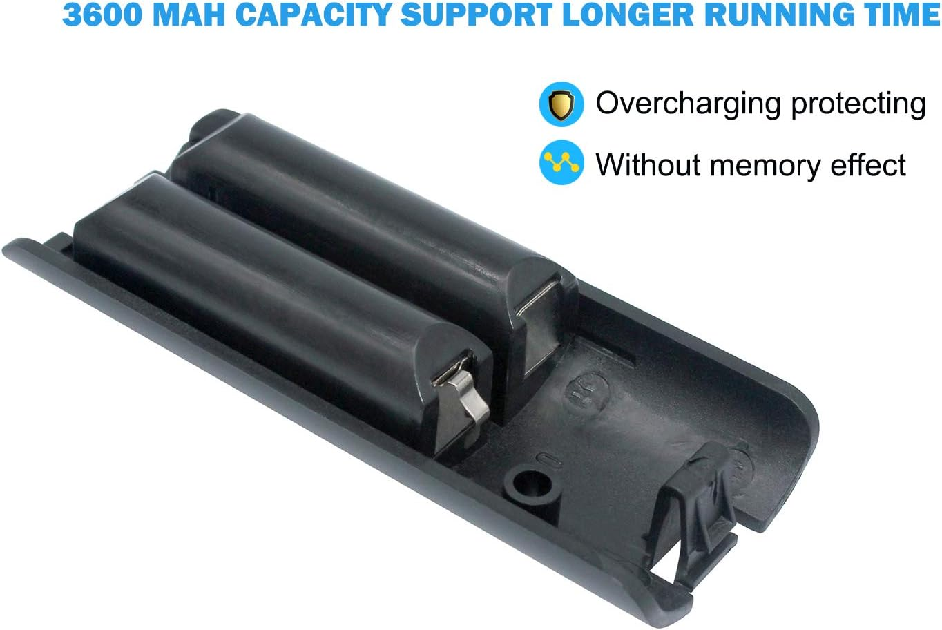 OSTENT 3600Mah Rechargeable Battery Pack for Nintendo Wii Controller with USB Charging Cable image number 5