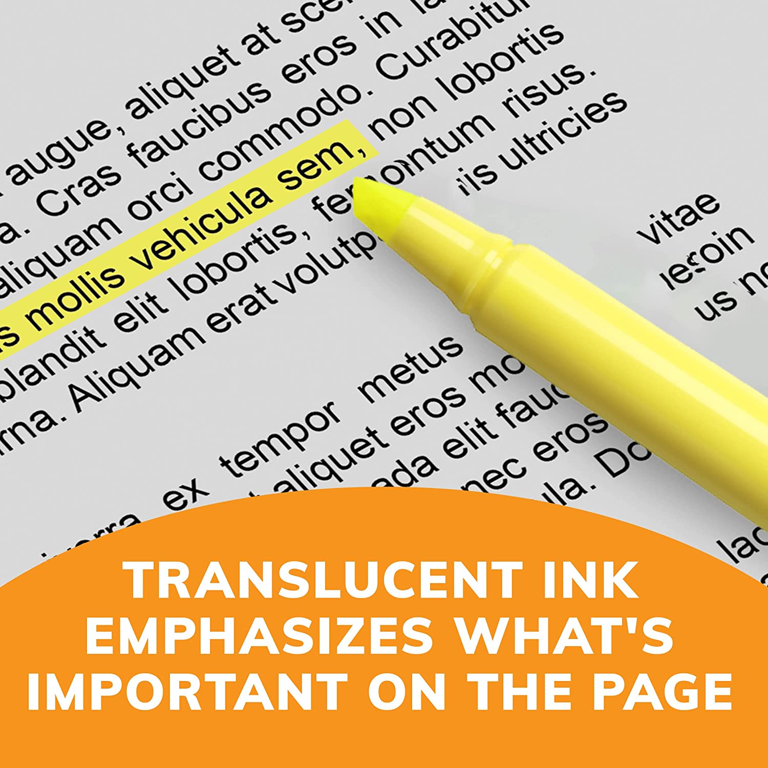 BIC Brite Liner Highlighters, Chisel Tip, Assorted Colors, 5-Count image number 2