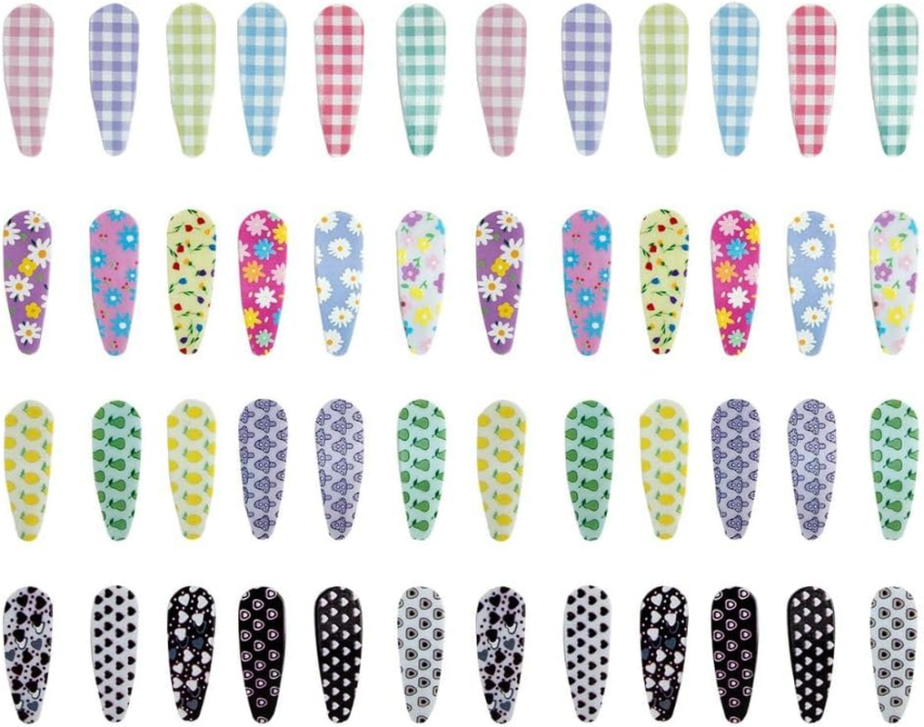 Radhu & Kabby Tic Tac Set for Girls | Vibrant Assorted Snap Clips | Non-Slip Hair Clips | Hair Pins for Daily Use | Ideal for All Hair Types | Side Hair Clips for Girls | 48-Pieces image number 3