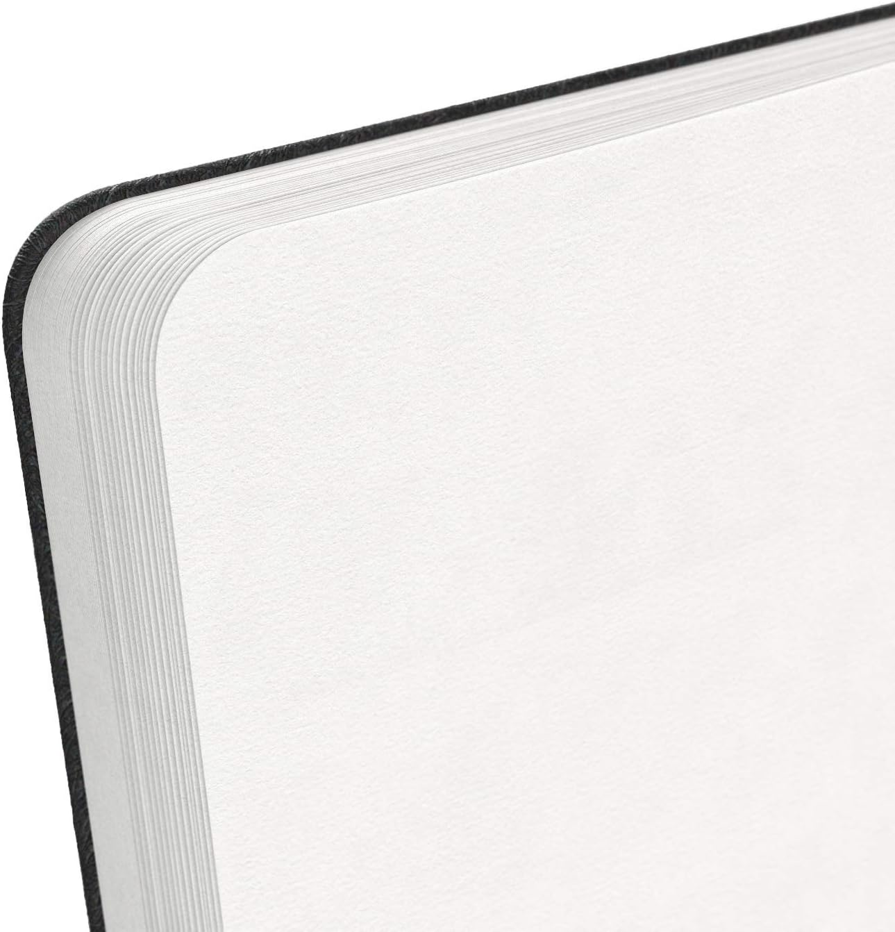 ARTEZA 8.3X11.7 Sketch Book, Pack of 2 Notebooks, 100 Pages per Pad, 118Lb/175Gsm, Hardcover Journals with Bookmark Ribbon, Expandable Inner Pocket, and Elastic Strap, for a Variety of Dry Media image number 3