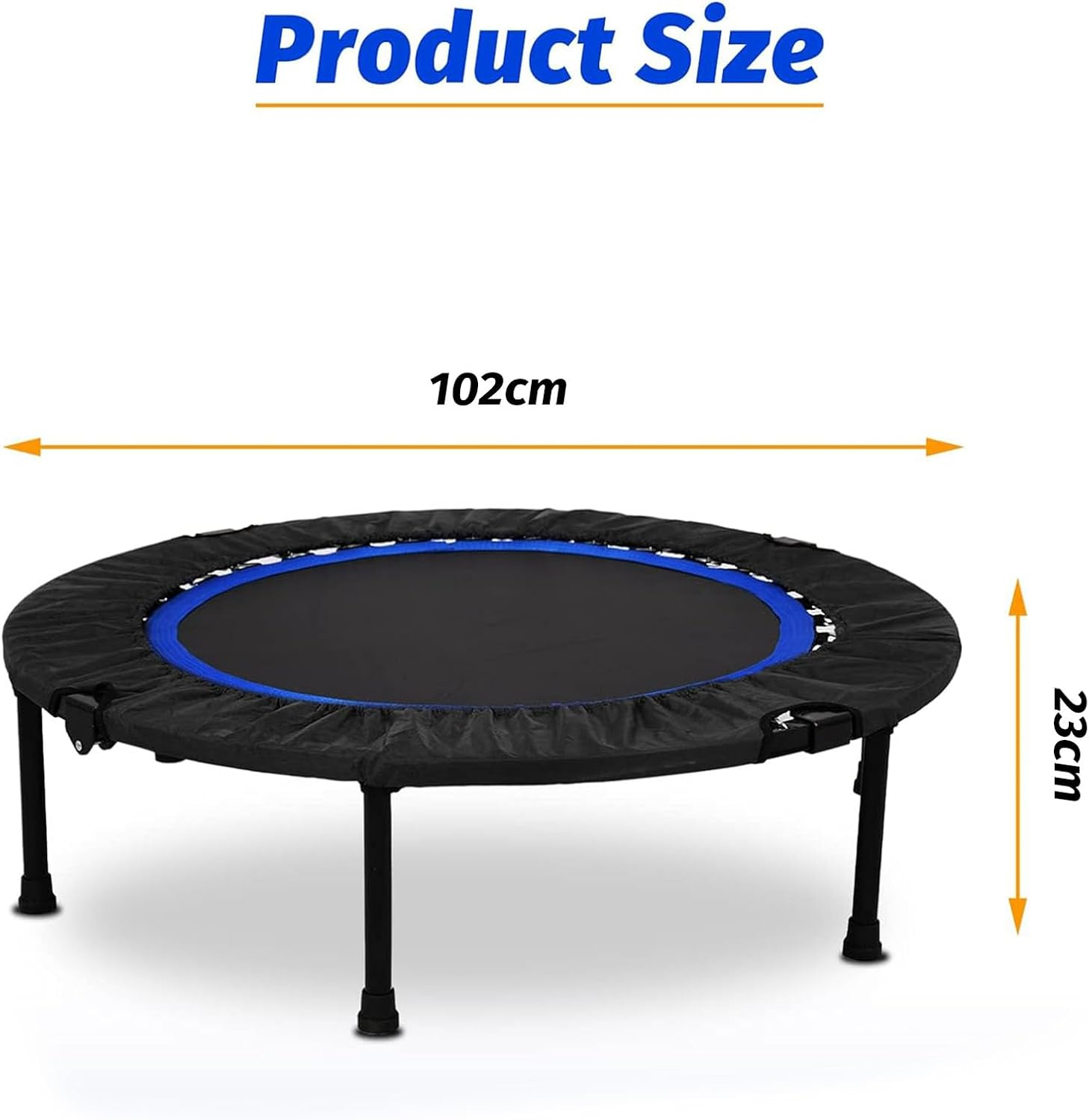 ADVWIN Trampoline, 40 Inch Fitness Mini Trampolines, Suitable for Adult and Kids Indoor/Outdoor Workout Max Load 150KG image number 5