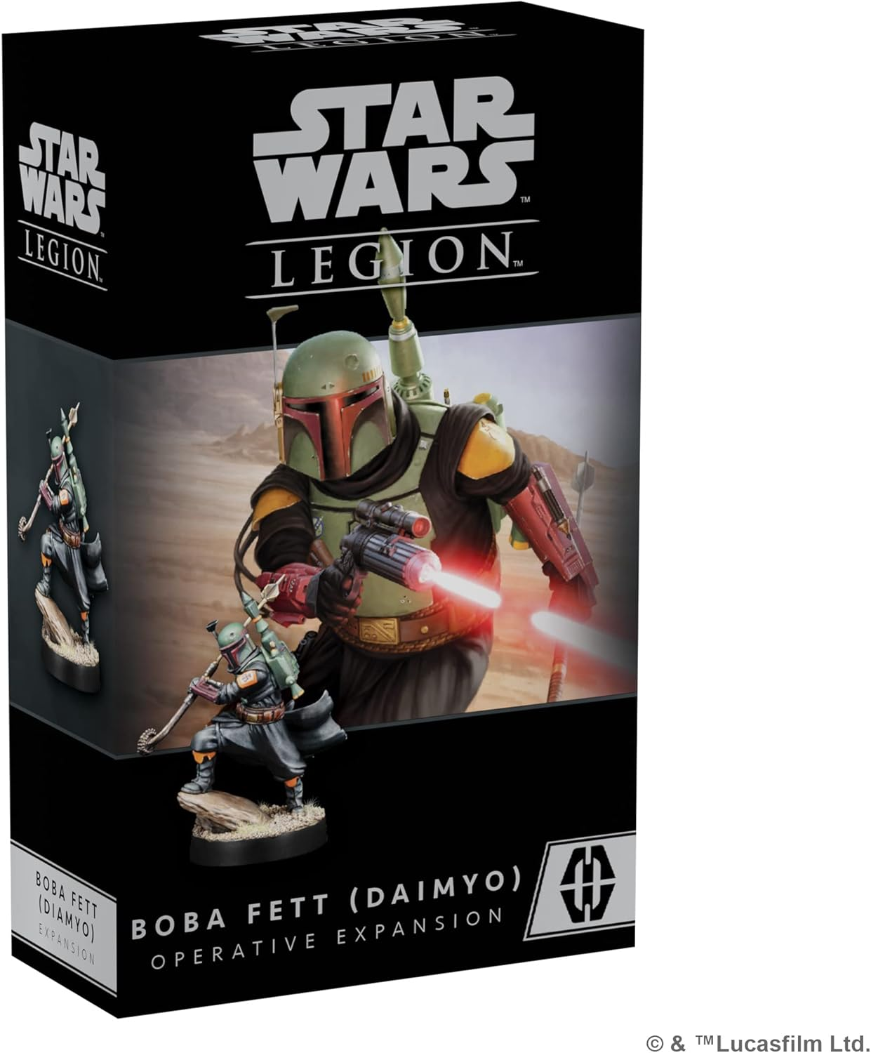 Atomic Mass Gamesasmodee North America Star Wars Legion Boba Fett (Daimyo) Operative Expansion Miniatures Game image number 3