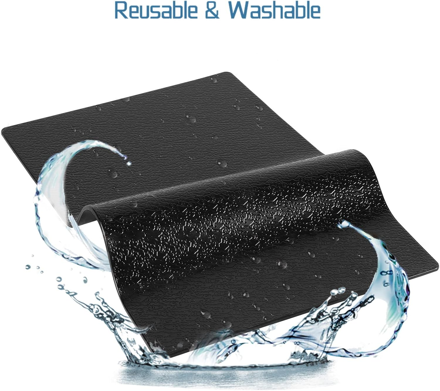 Mini-Factory Z102 Sticky Car Dashboard Mat Premium Anti-Slip Gel Non-Slip Mounting Pad for Cell Phone Sunglasses Keys and More - X-Large -Black image number 1