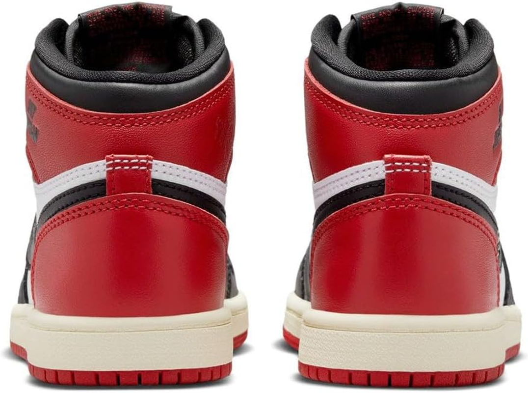 Jordan Little Kid'S 1 Retro High OG 'Black Toe Reimagined' (FD1412 106), White/Black-Varsity Red-Sail, 13.5 Little Kid image number 1