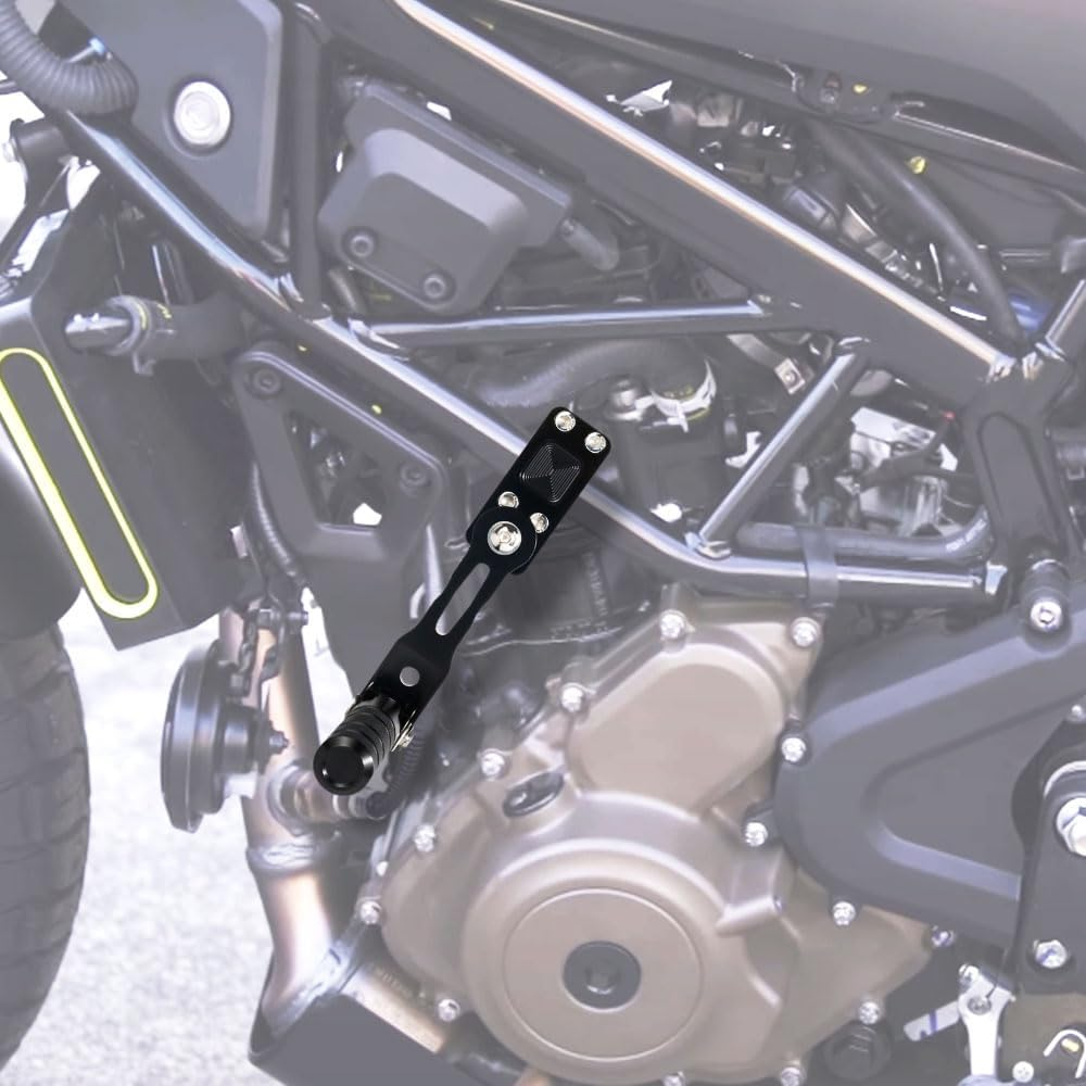 Xitomer Adjustable Highway Peg Mounts Rider Adjustable Footpeg Kit Long Angled Adjustable Highway Peg Mount Kit Engine Guards Crash Bars Footrest Mounting Brackets Arms (Black,130Mm) image number 5