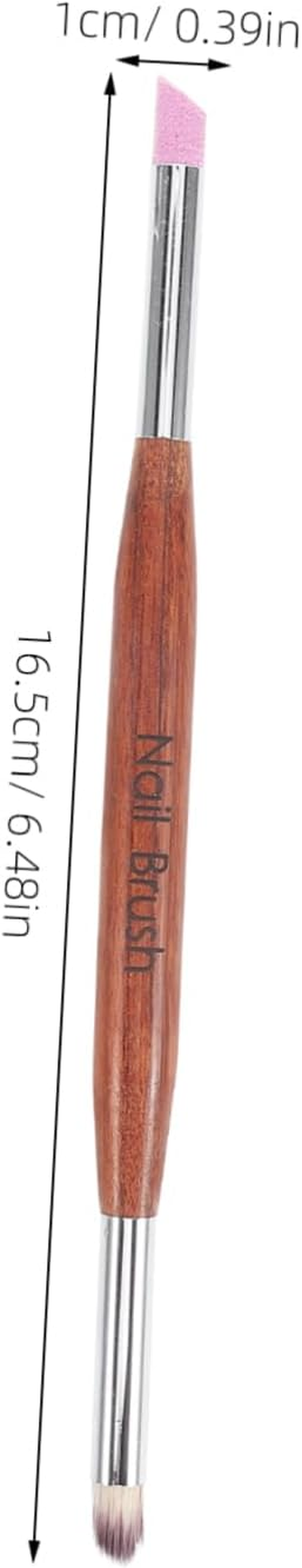 Gogogmee Nail Art Engraving Pen Double Ended Gel Brush for Painting Manicure Cleanup Corrector Cuticle Remover Salon Tool image number 2