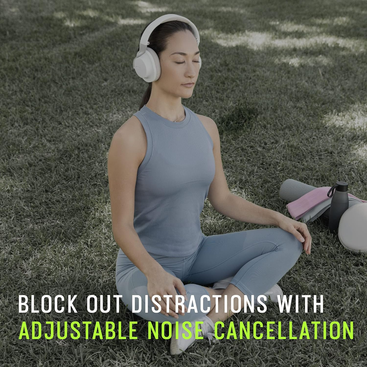 Shure AONIC 40 Wireless Headphones Premium Noise Cancelling, White image number 5