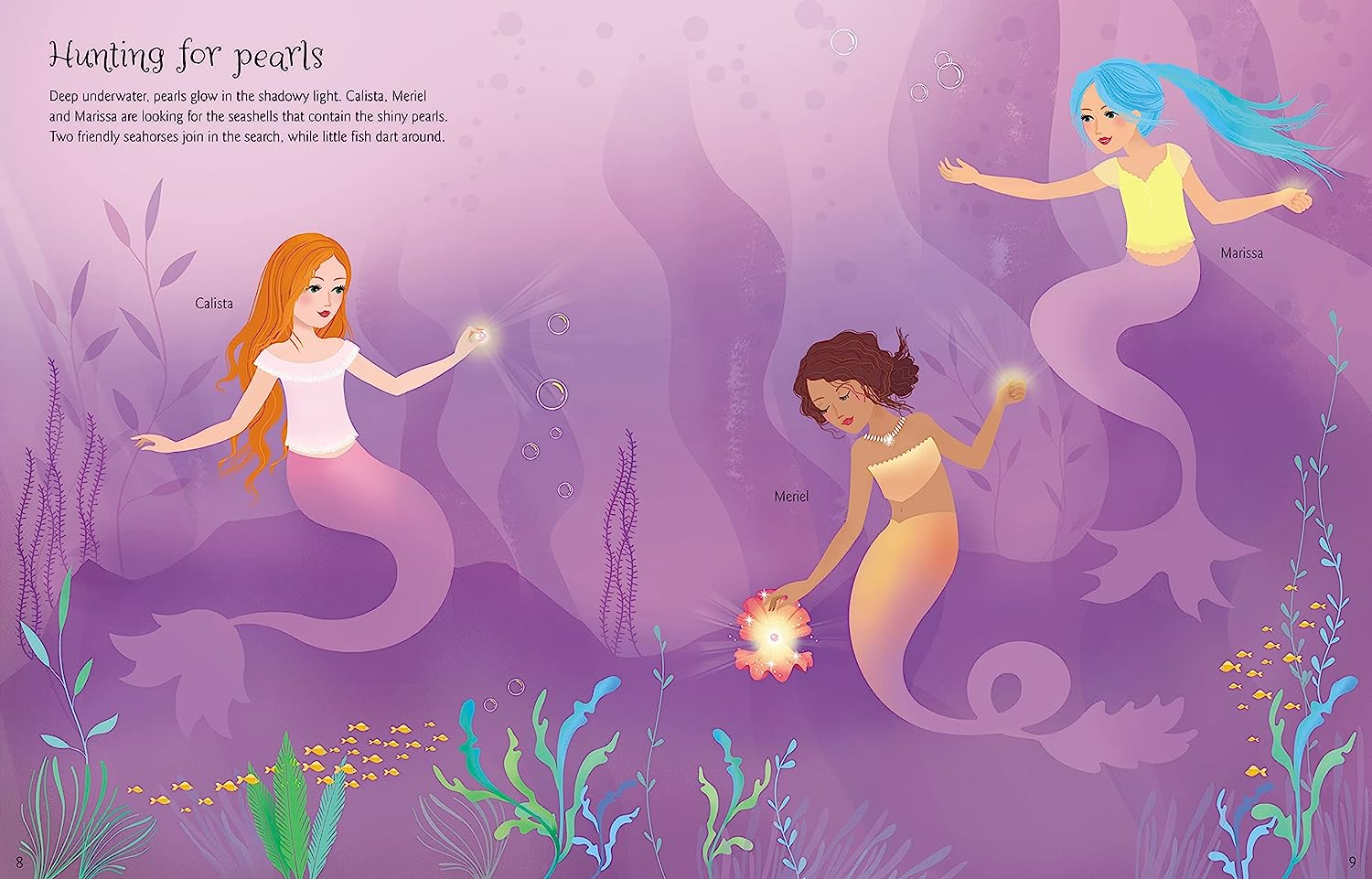 Usborne Dolly Dressing Mermaids Sticker Book