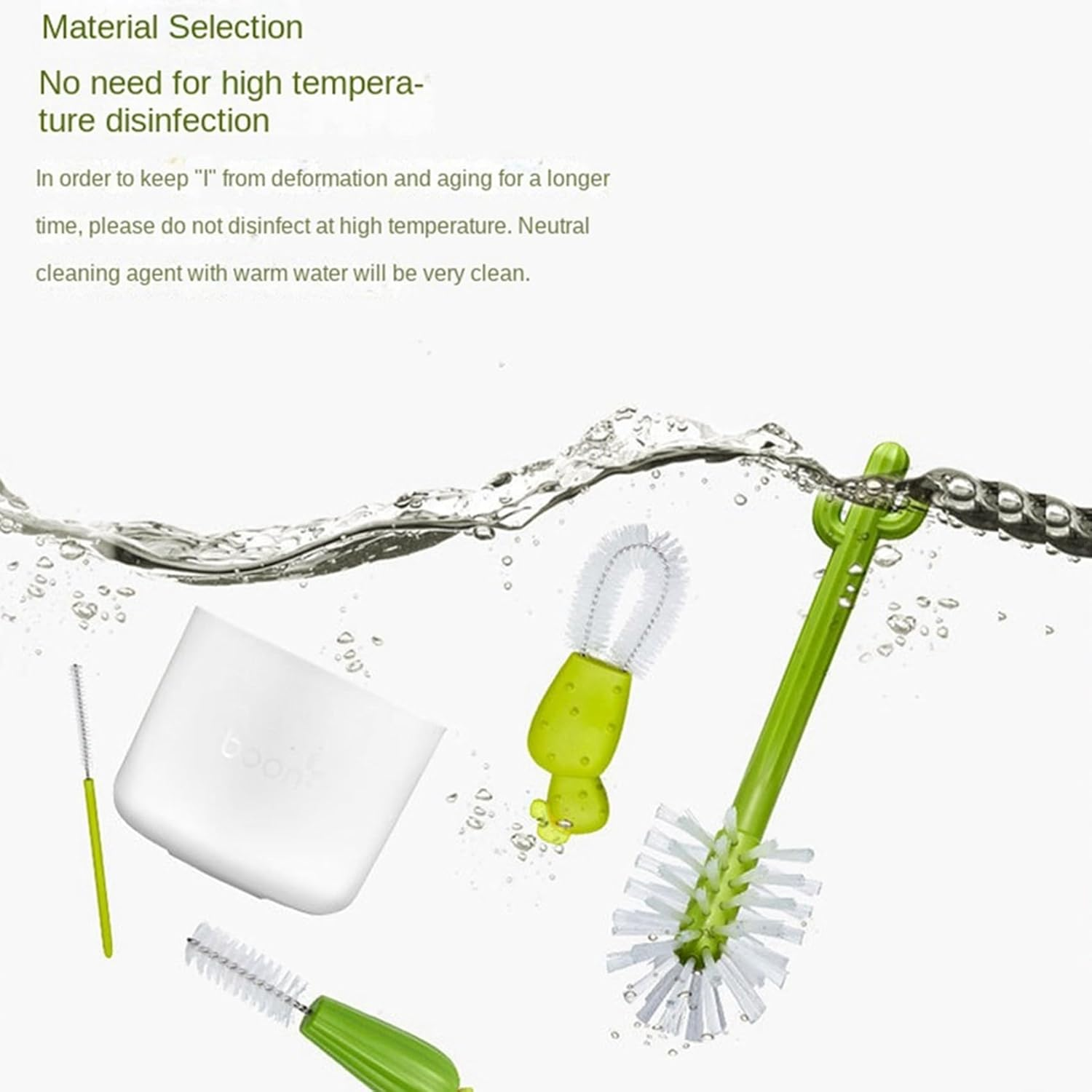 Cactus Bottle Brush, Straw Brush, Multifunctional Cleaning Brush Set, Full-Angle Cleaning 24X9.5Cm image number 2