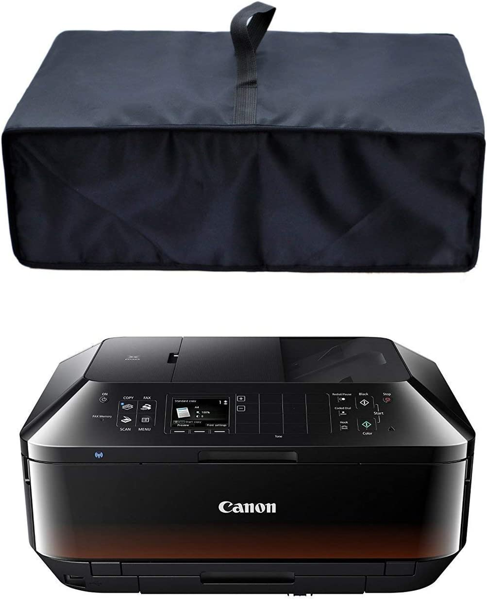Heavy Duty Nylon Printer Dust Cover, Antistatic Water Resistant Fabric Printer Cover Case Seelves for Canon Pixma MX722/MX922/MX925 Printers