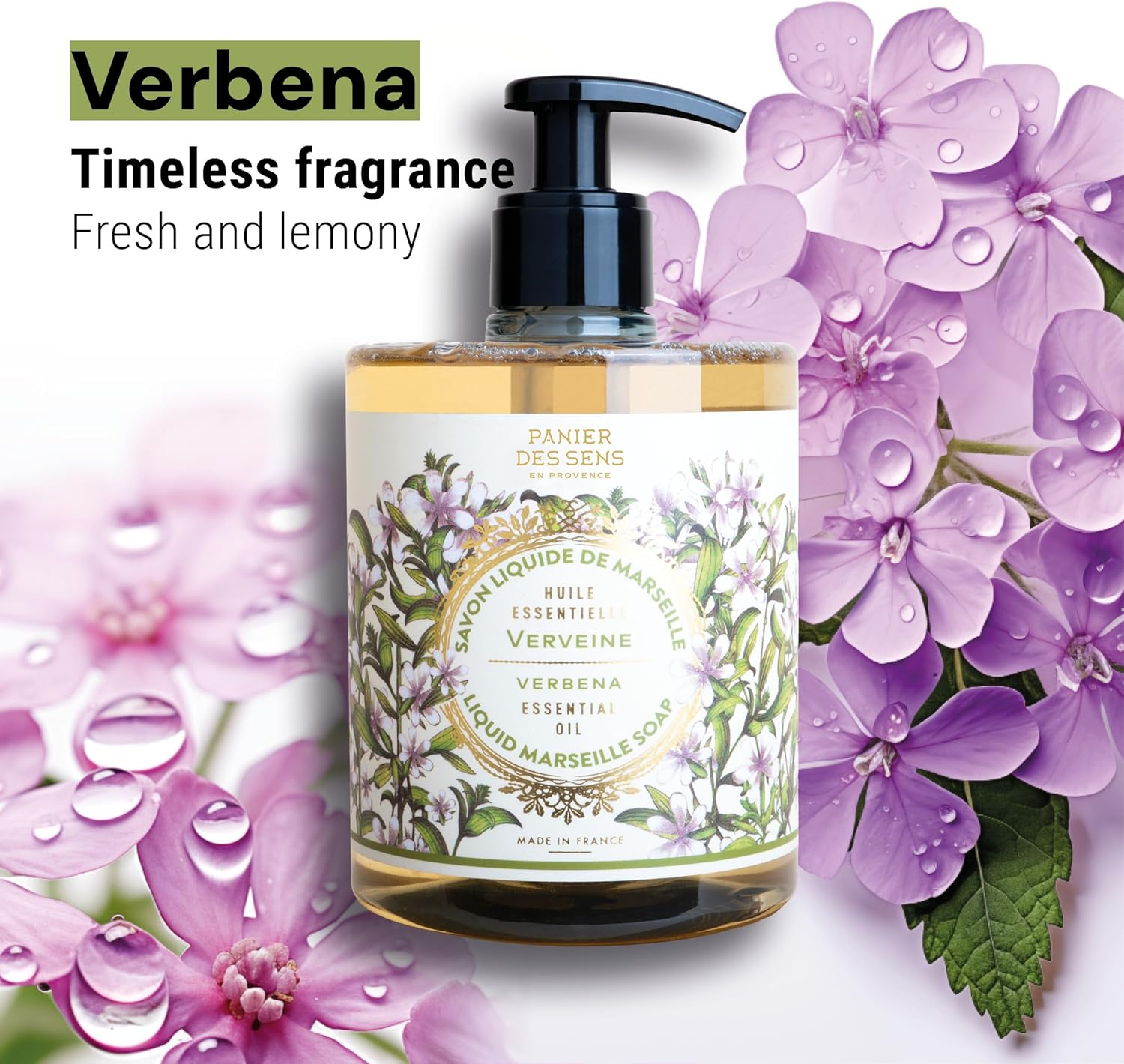 Panier Des Sens Liquid Marseille Soap Energising Verbena image number 4
