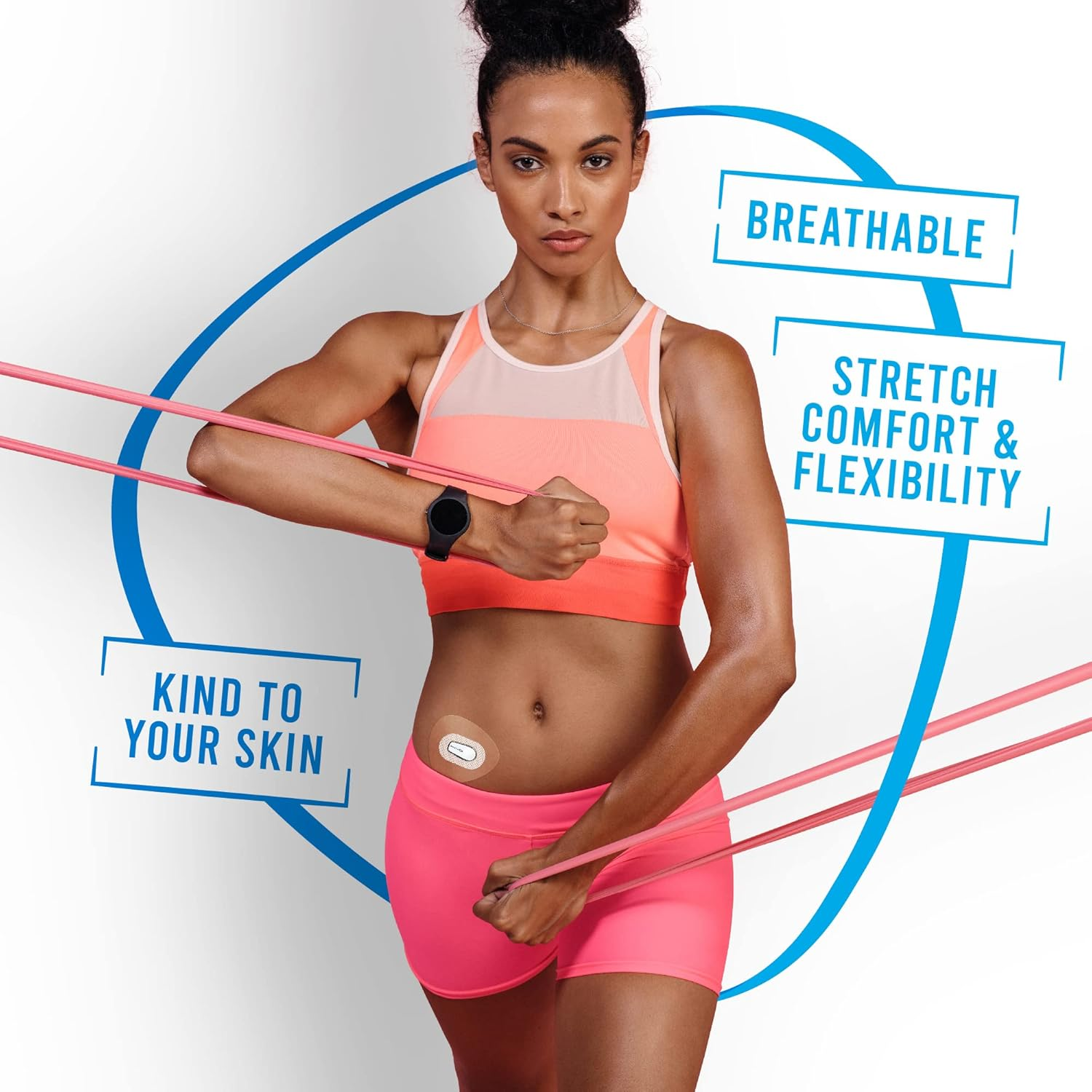 NOT JUST a PATCH CGM Sensor Patches for Dexcom G6 (20 Pack) - Durable Protection for 10-14 Days - Clear Transparent Pre-Cut Dexcom G6 Adhesive Patches image number 4