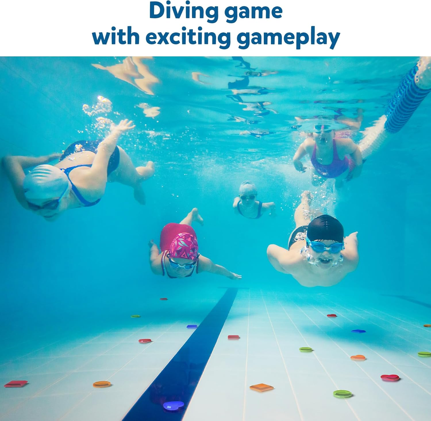 Skillmatics Pool Toys - Seek & Splash, Search & Find Water Game, Swimming Pool Dive Toy for Kids, Summer Fun & Gifts for Boys & Girls Ages 6, 7, 8, 9, 10, 11 & Up, Includes 64 Colorful Gems image number 6