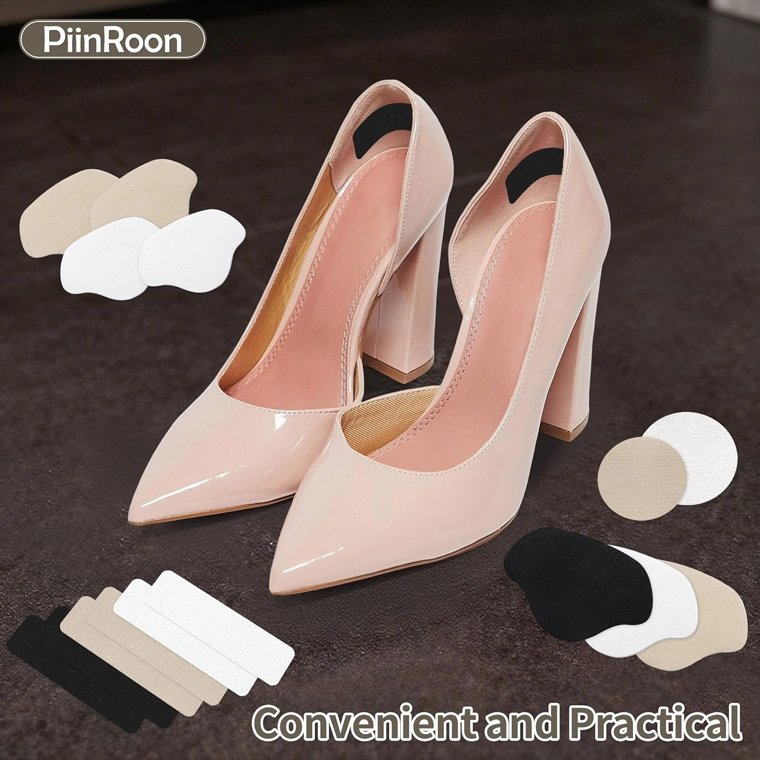 Shoe Patches for Holes, 24 Pairs Self-Adhesive Shoe Repair Patch, Various Styles Shoe Hole Repair Patch Sneaker Repair Patches for Men Women Most Shoes Sitting High Heels image number 2