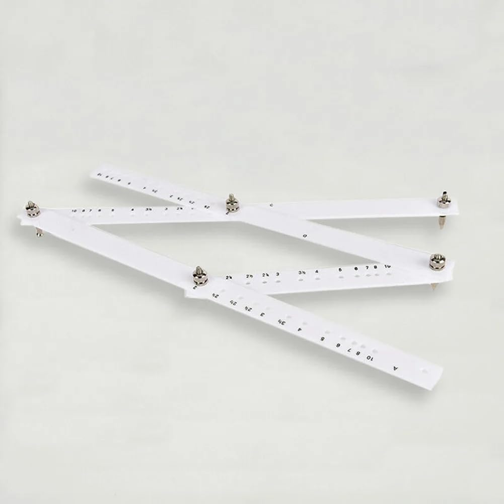 Veumoie Scale Excellent Folding Ruler Artist Pantograph Copy Rluers Draw Enlarger Reducer Tool for Office School Drawing image number 2