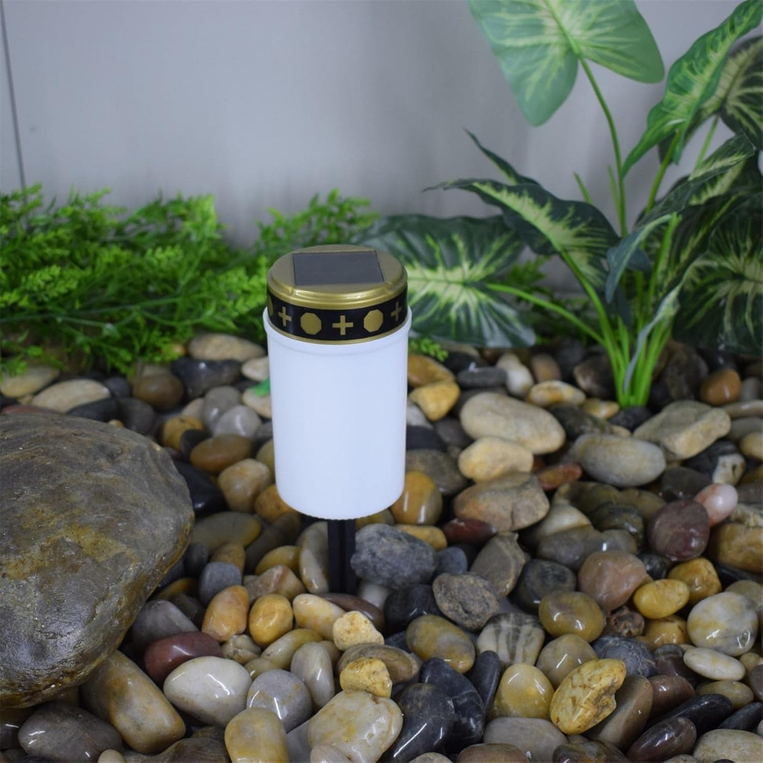 Solar Cemetery Lights | Grave Candles for Cemetery Religious,Memorial Candle LED Lamp Outdoor Indoor Cemetery Ritual Decor Halloween Christmas Decorations Dobooo image number 5